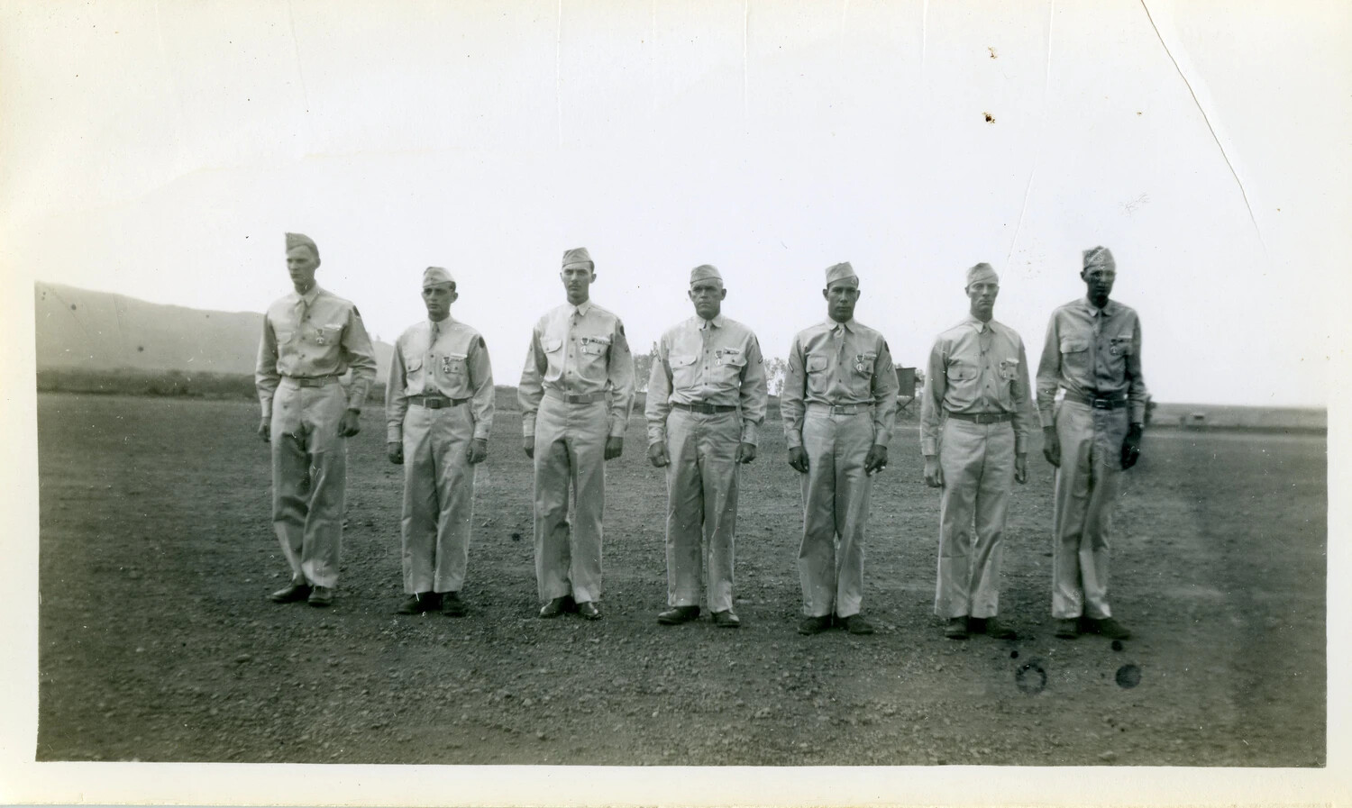 Decorated Soldiers Standing in Review Line, Award Ceremony (Companion View)