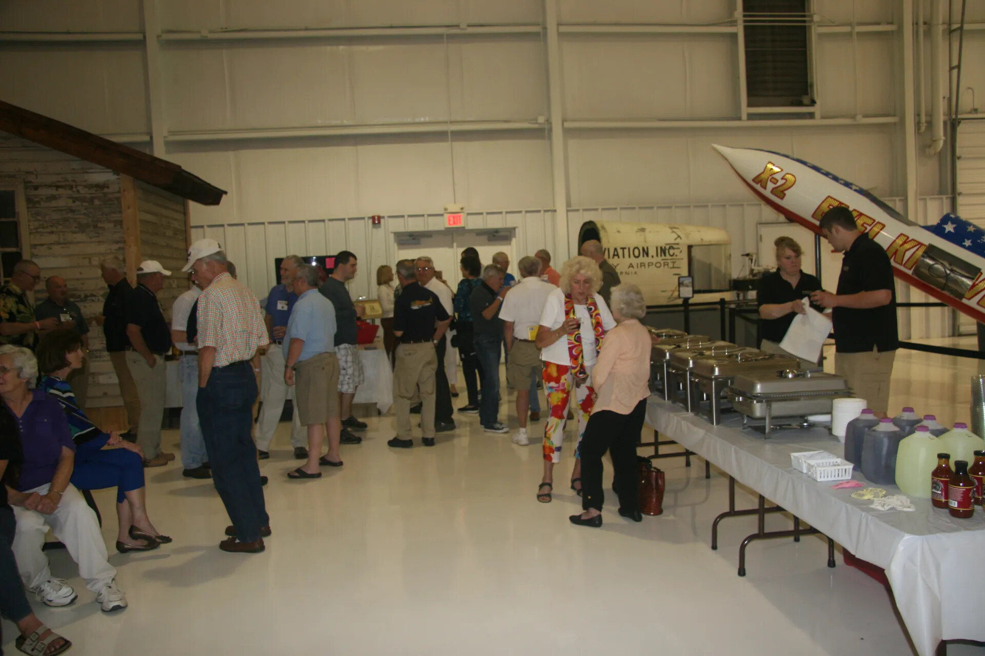 Reunion Gathering and Buffet at Aviation Museum Hangar, Operation Tailwind Event, April 2016