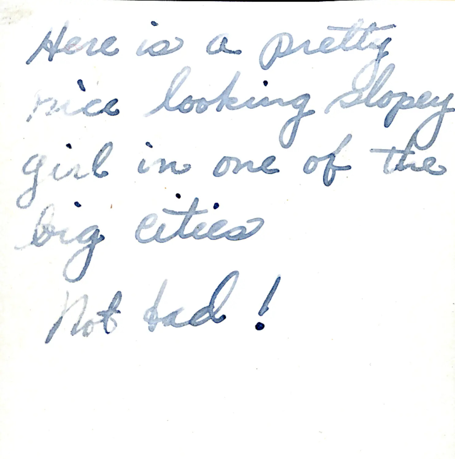 Handwritten Caption Note, WWII China Burma Theater Archive
