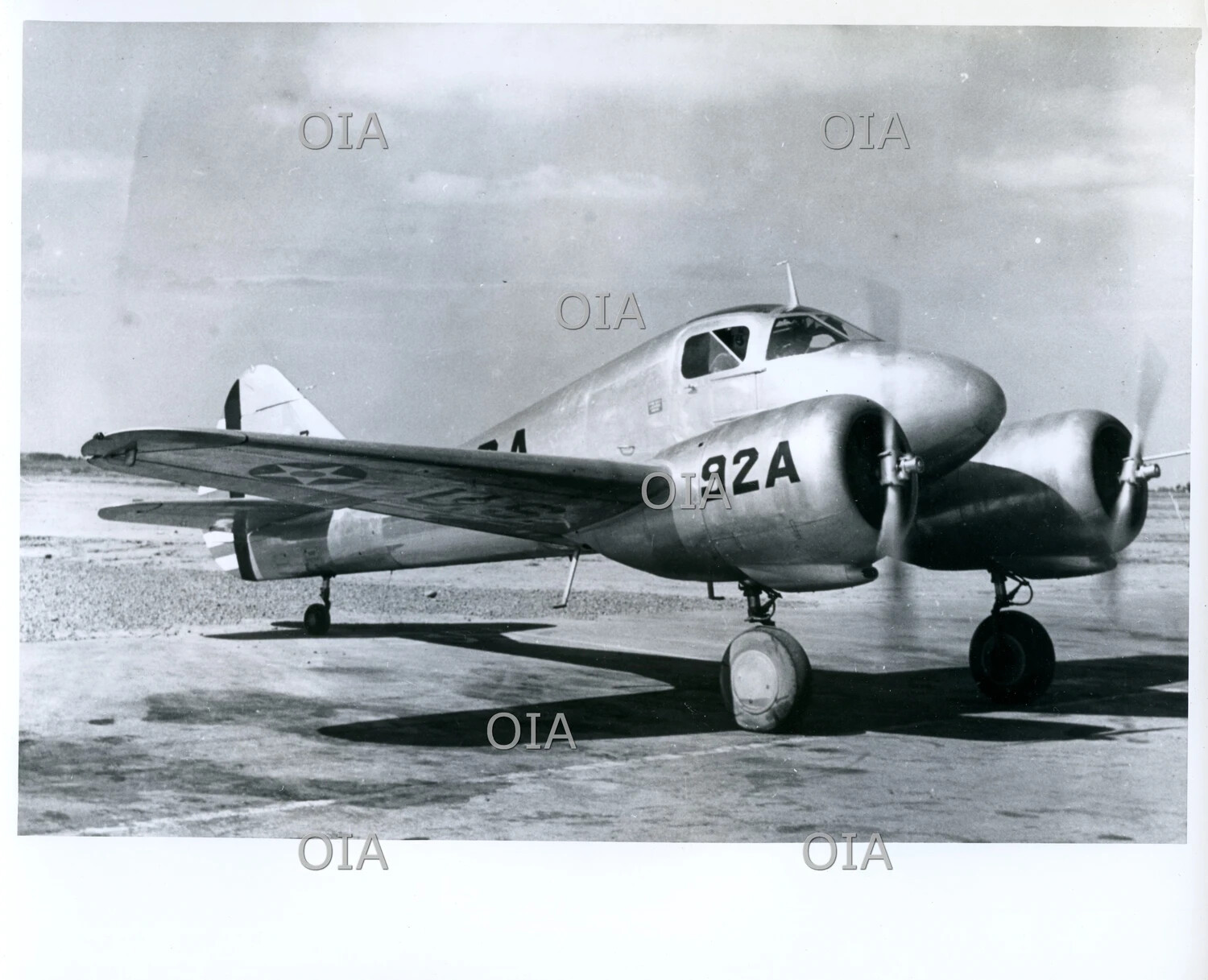 Beechcraft AT-10 Wichita Advanced Trainer, Parked Front Three-Quarter View