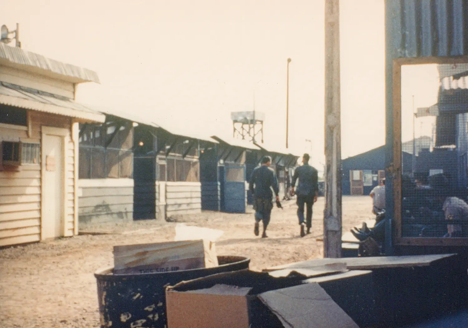 U.S. Base Camp Street Scene, Cu Chi, South Vietnam, 1967