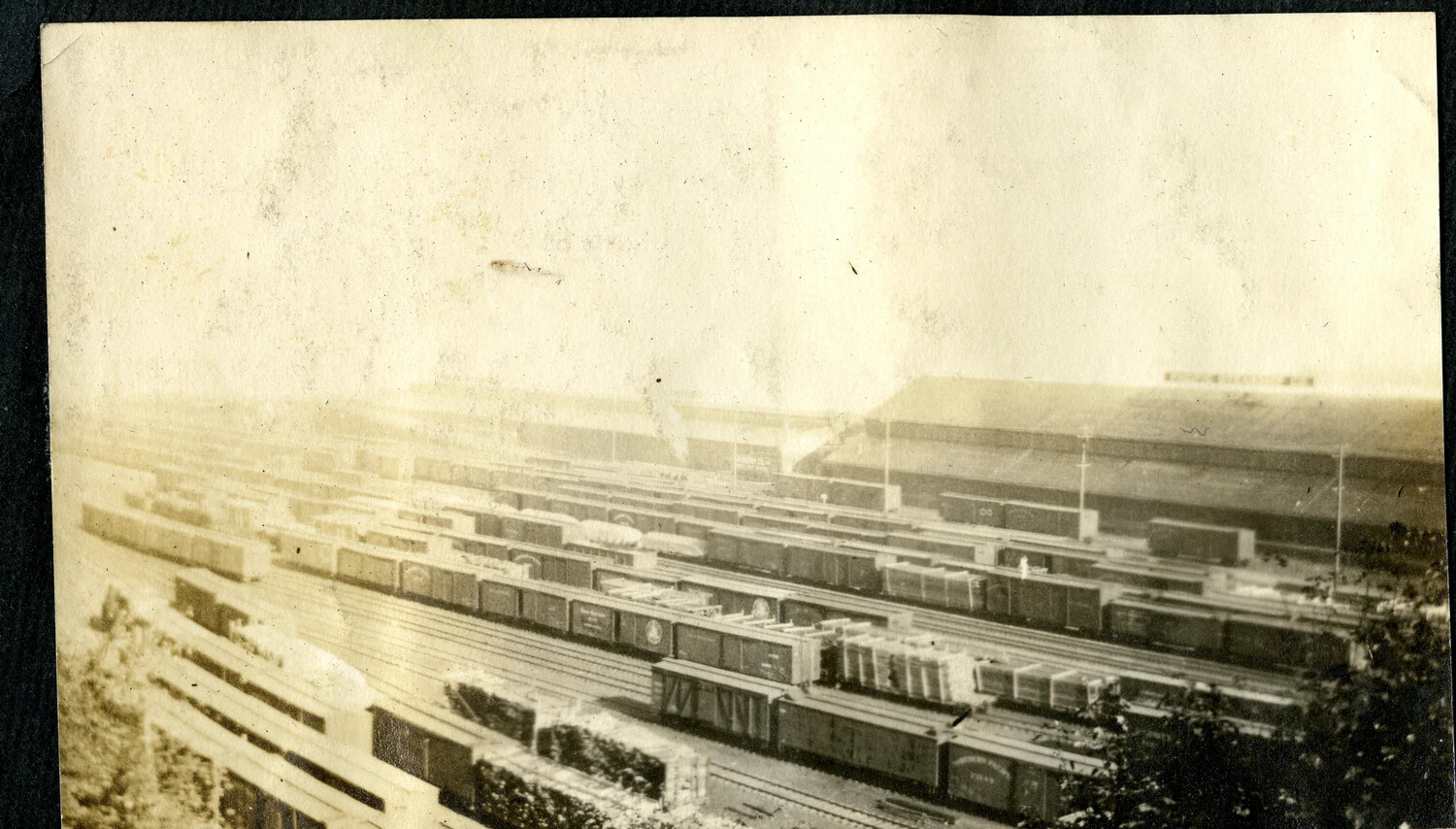 Railway Freight Yard, Tacoma, Washington, WWI Era