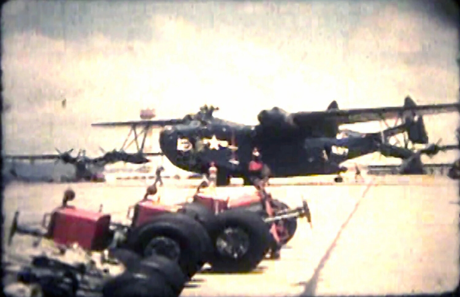 PBY Catalina Flying Boats and Beaching Gear, NAS Kaneohe Bay, Hawaii
