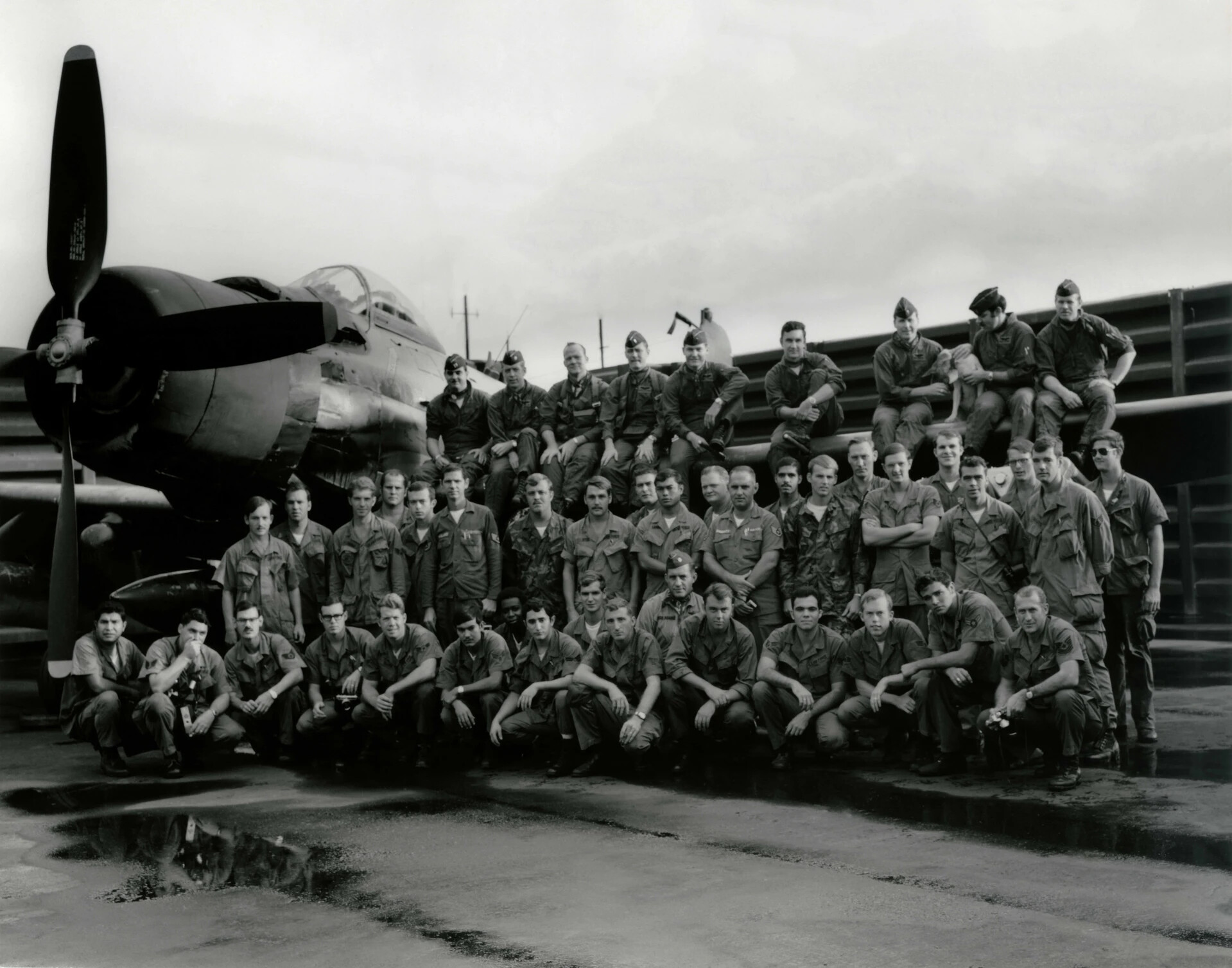 A-1 Skyraider Squadron Group Portrait, Vietnam War Era