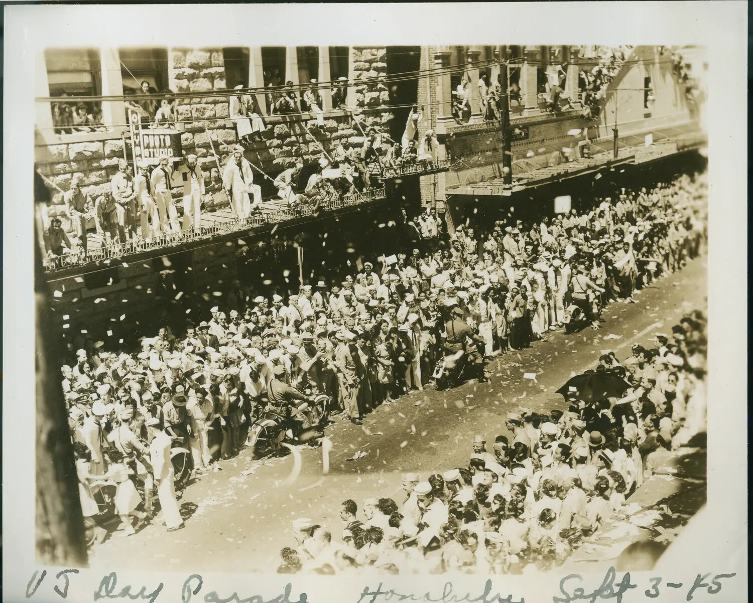 VJ Day Parade, Honolulu, Hawaii, September 3, 1945