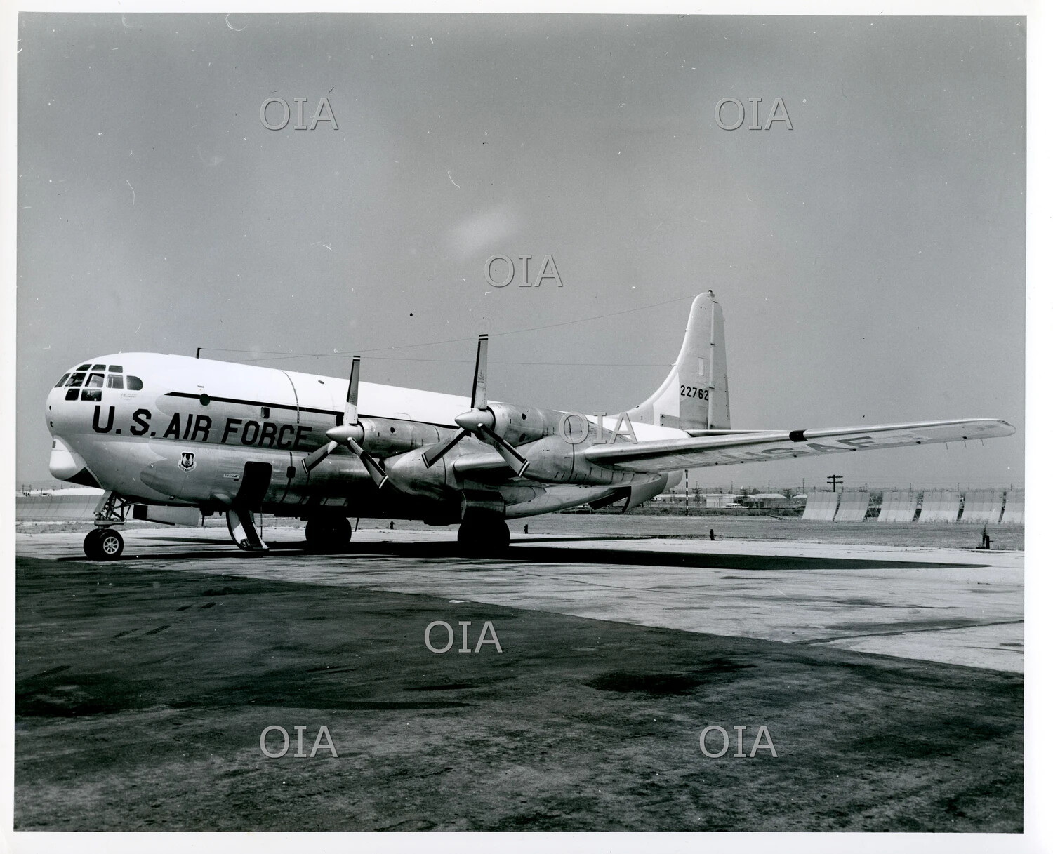 Boeing KC-97 Stratofreighter/Stratotanker, U.S. Air Force, Tail No. 22762, Parked on Ramp