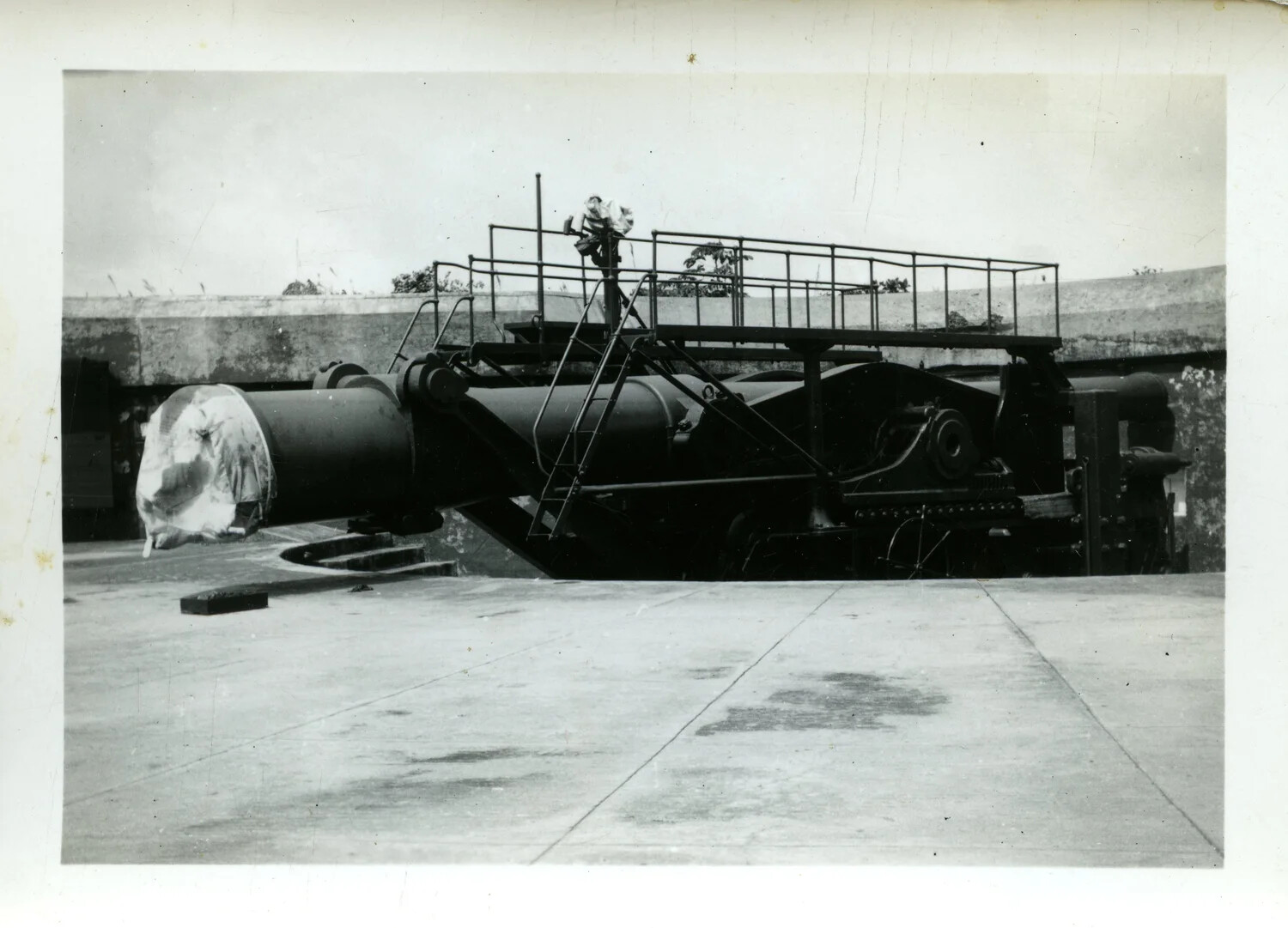 Coast Artillery Gun Emplacement in Jungle Setting, San Lorenzo, Canal Zone, 1937