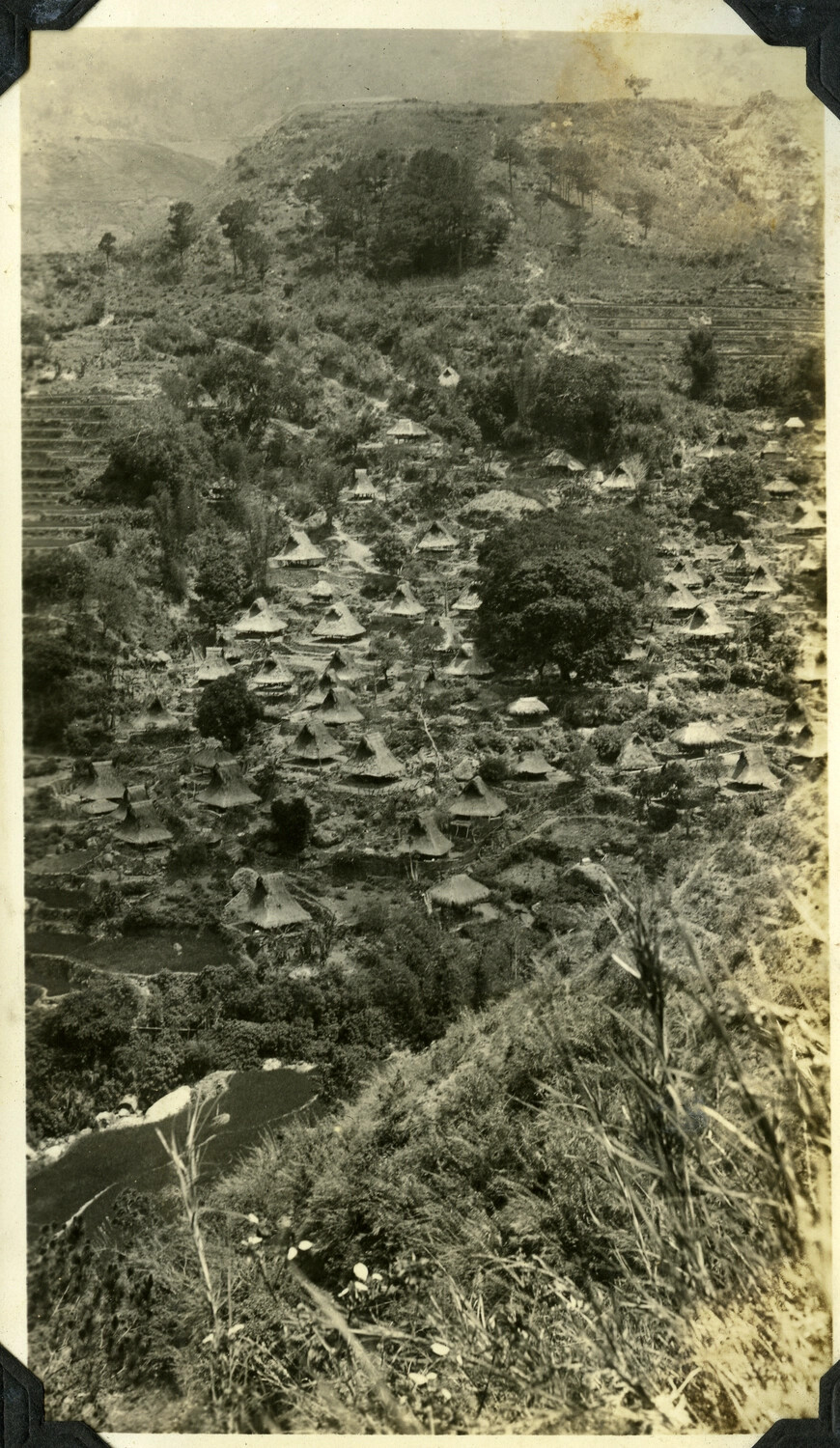 Panoramic View of Mountain Village, Cordillera Region, Philippines, c. 1920s-1930s