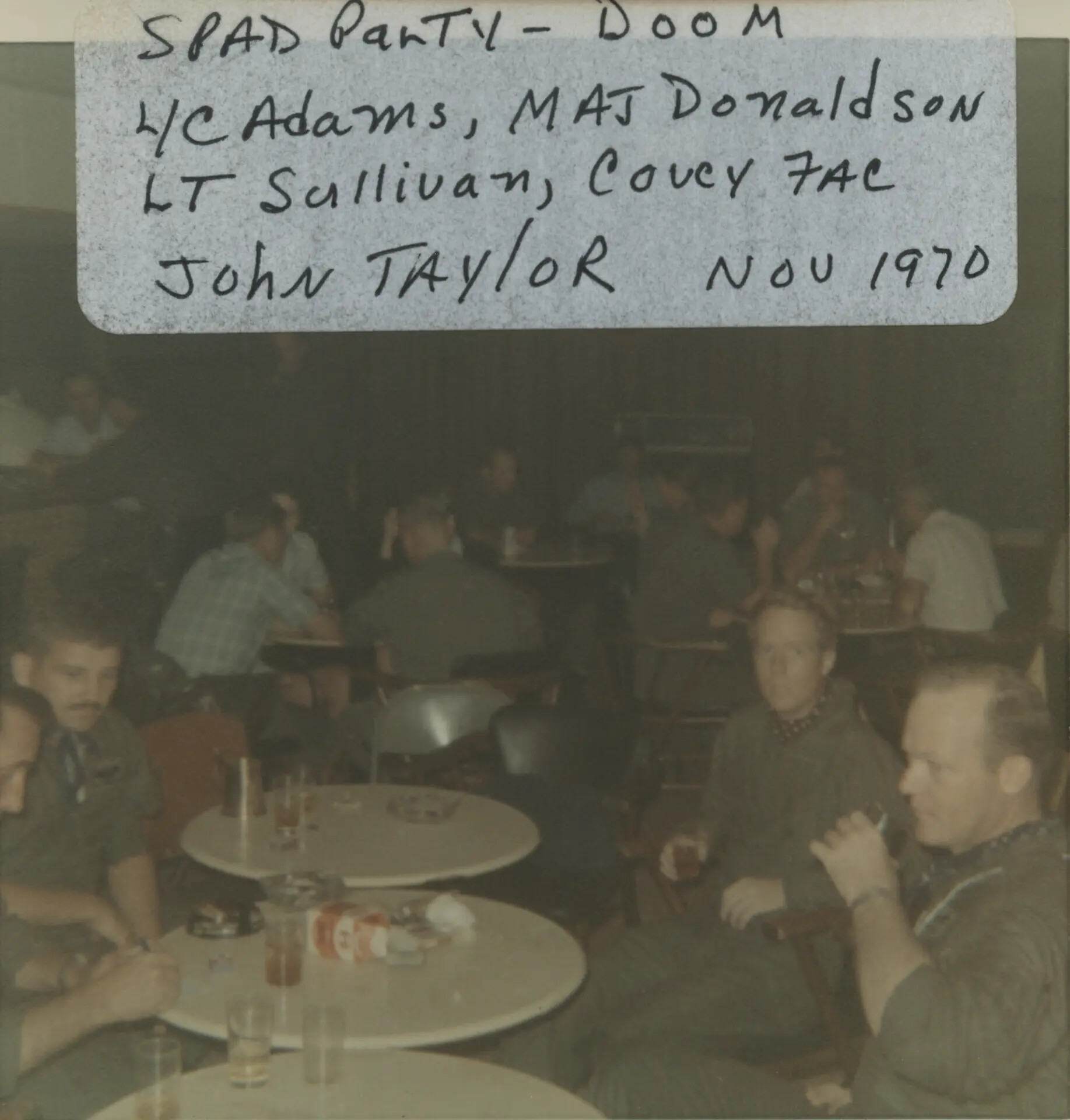 Spad Party at the Danang 'DOOM Club,' November 1970