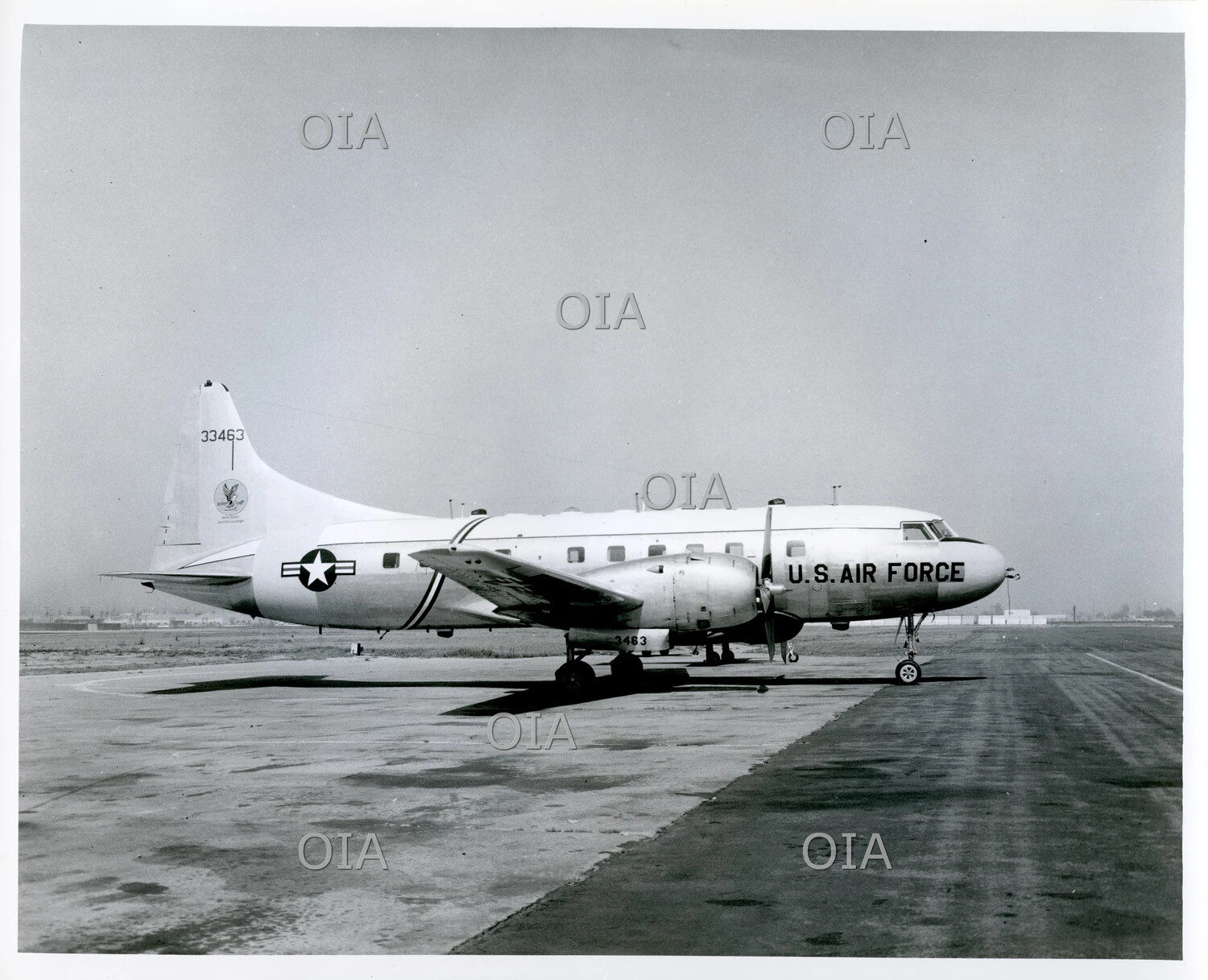 Convair T-29 'Flying Classroom' Trainer, USAF Serial 53-3463, on Airfield Ramp
