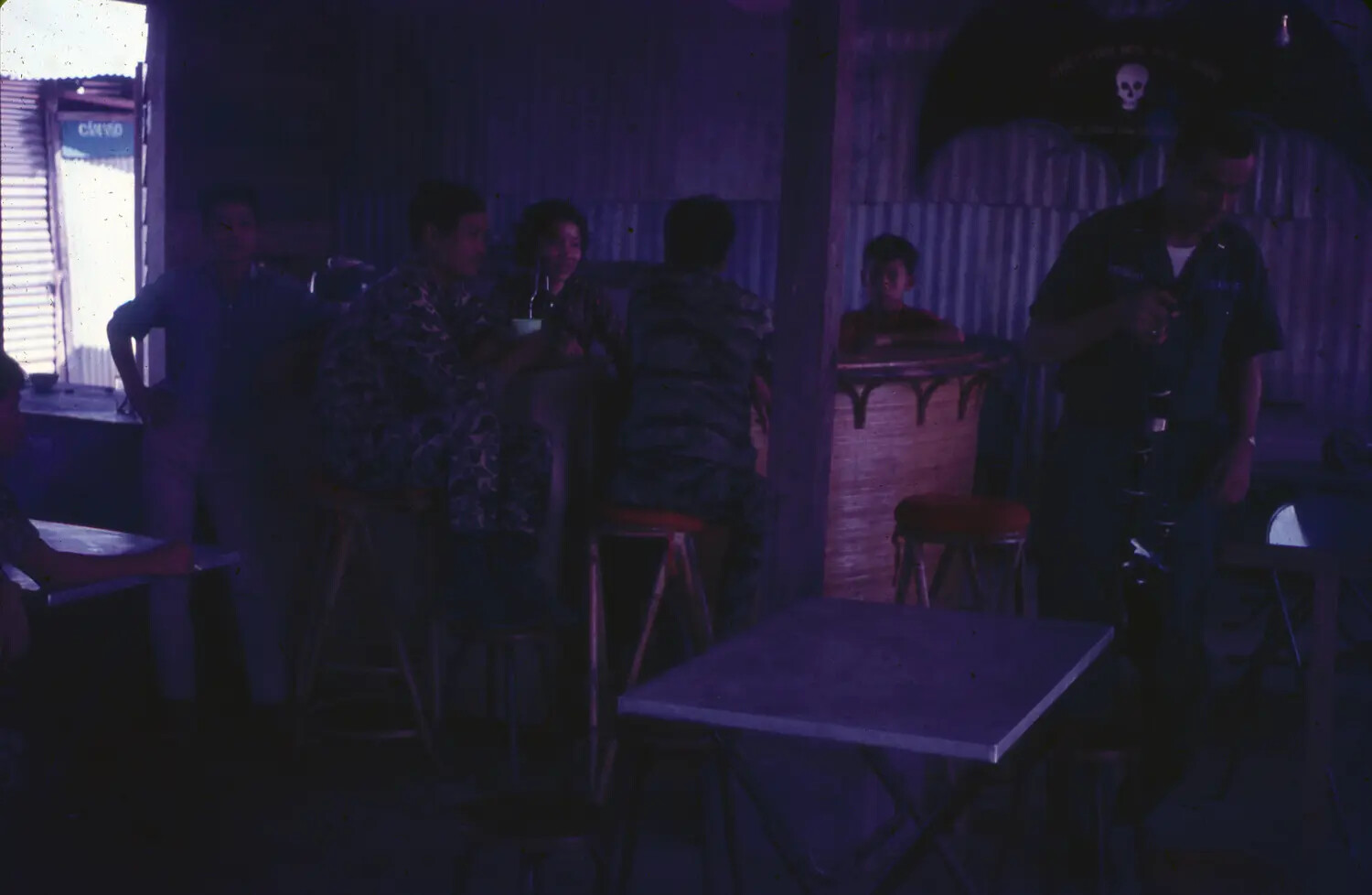 Squadron Club Interior, 3rd Tactical Fighter Wing, Vietnam, 1965