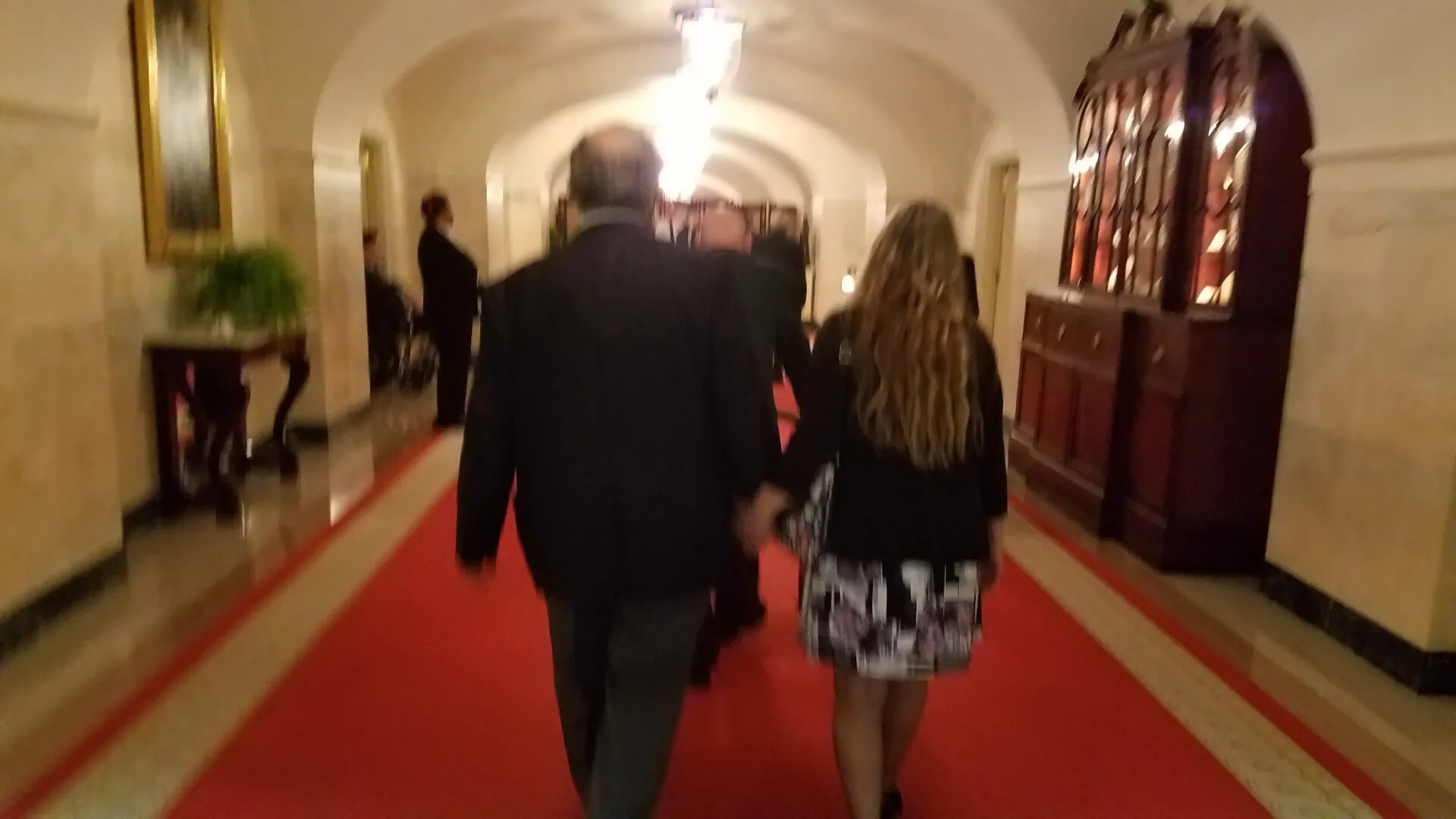 White House Corridor, Medal of Honor Ceremony for Gary M. Rose, October 23, 2017