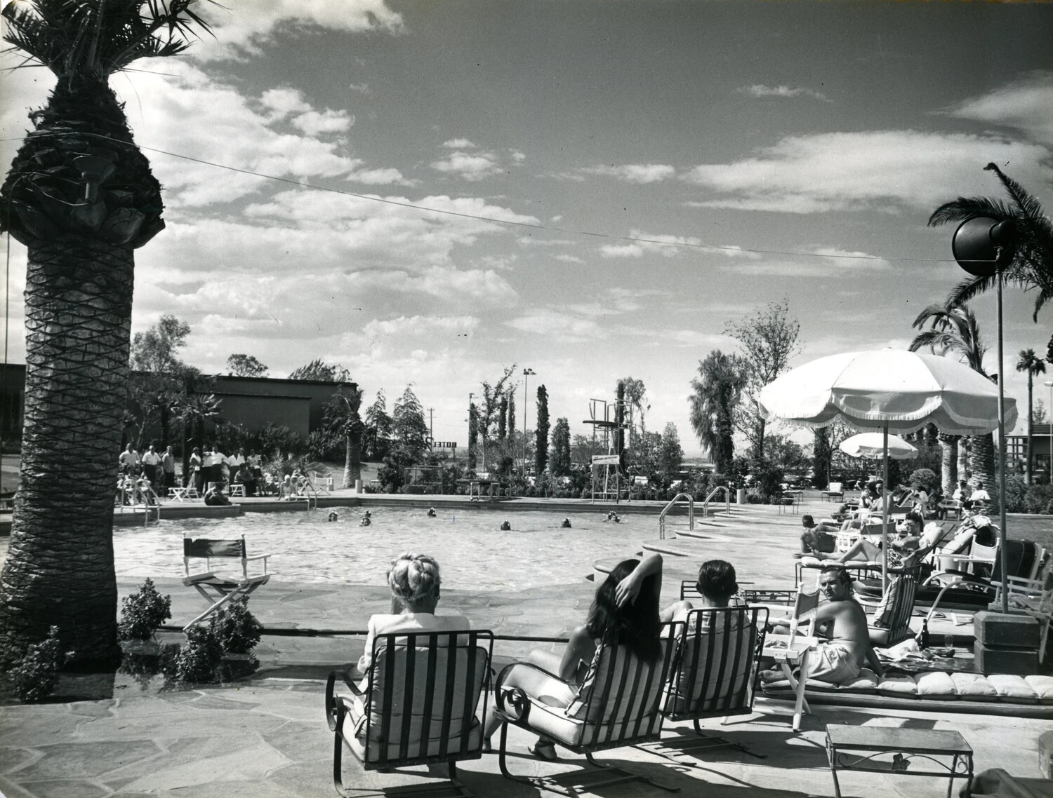 Resort Hotel Swimming Pool Scene, c. 1949