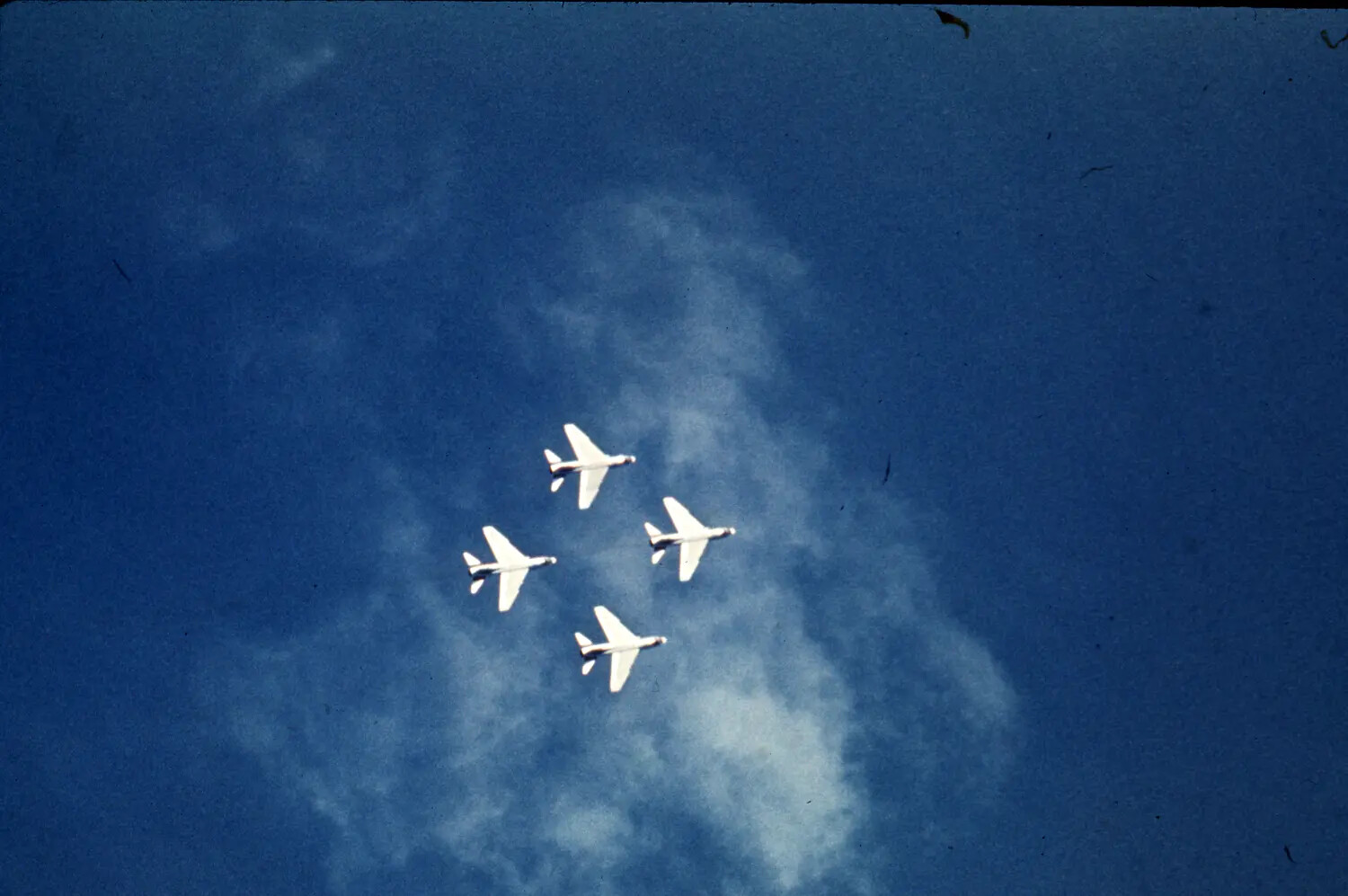 Four Jet Aircraft in Diamond Formation, Vietnam War Era
