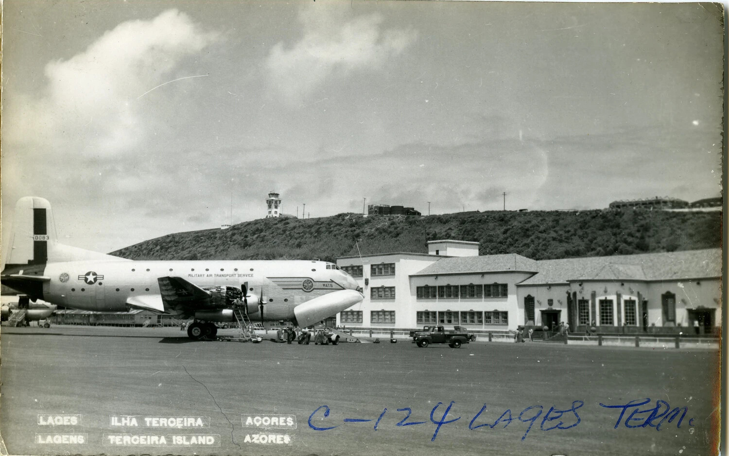 Douglas C-124 Globemaster II Transport at Lajes Field, Terceira Island, Azores