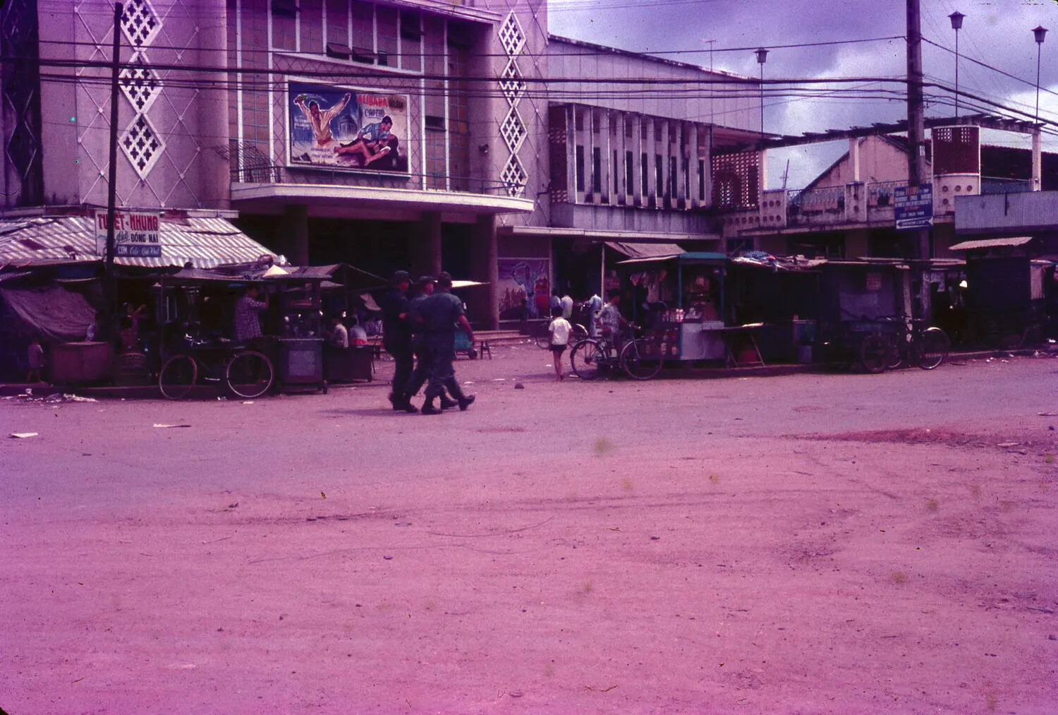 Street Scene Near Bien Hoa Air Base, South Vietnam, 1965 — 3rd Tactical Fighter Wing Personal Collection
