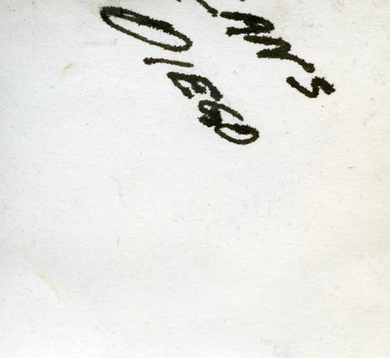 Reverse Side of VMF-214 Album Photograph with Handwritten Annotation