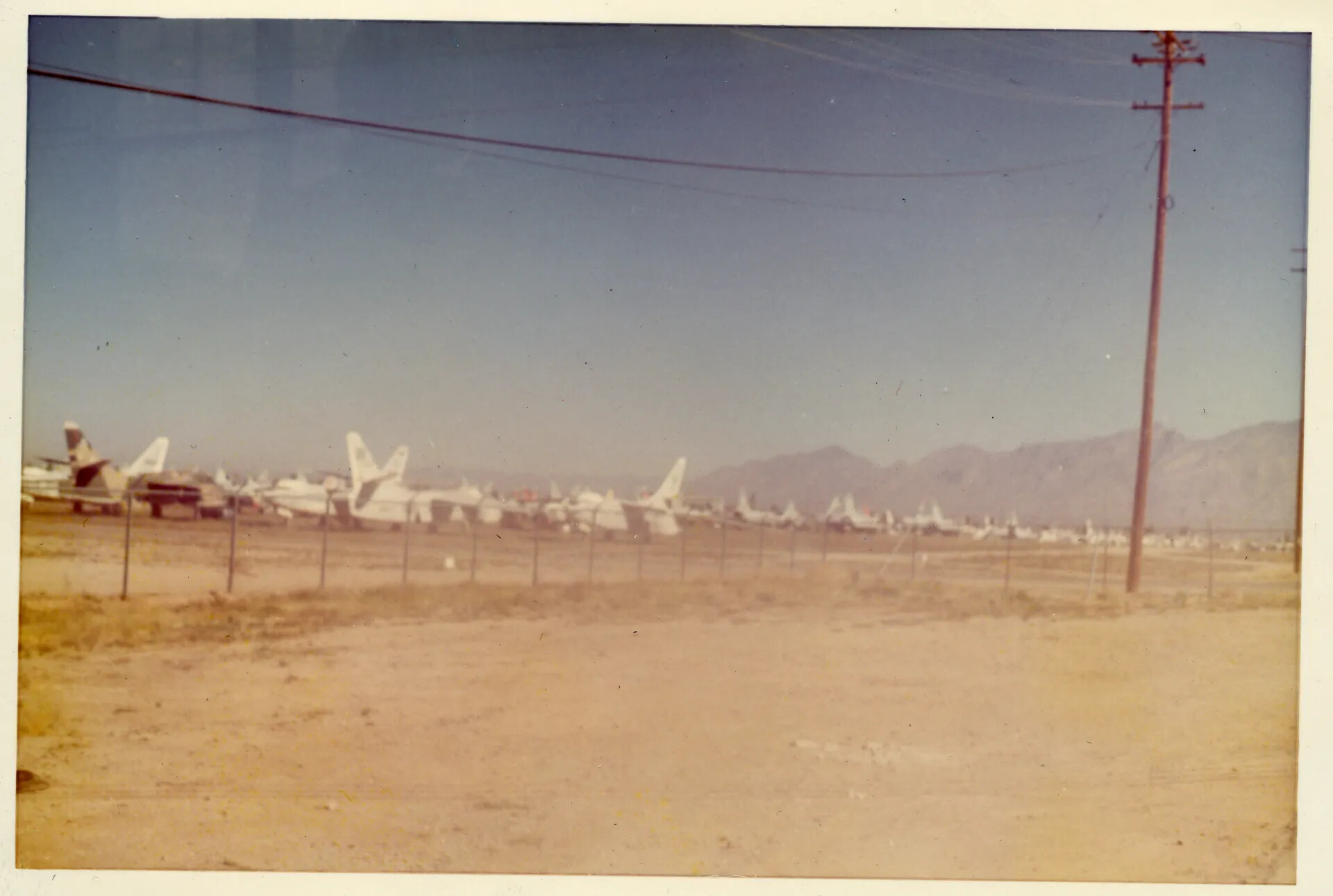 Rows of Stored Military Aircraft at Desert Boneyard Facility (Doug Carmichael Collection)