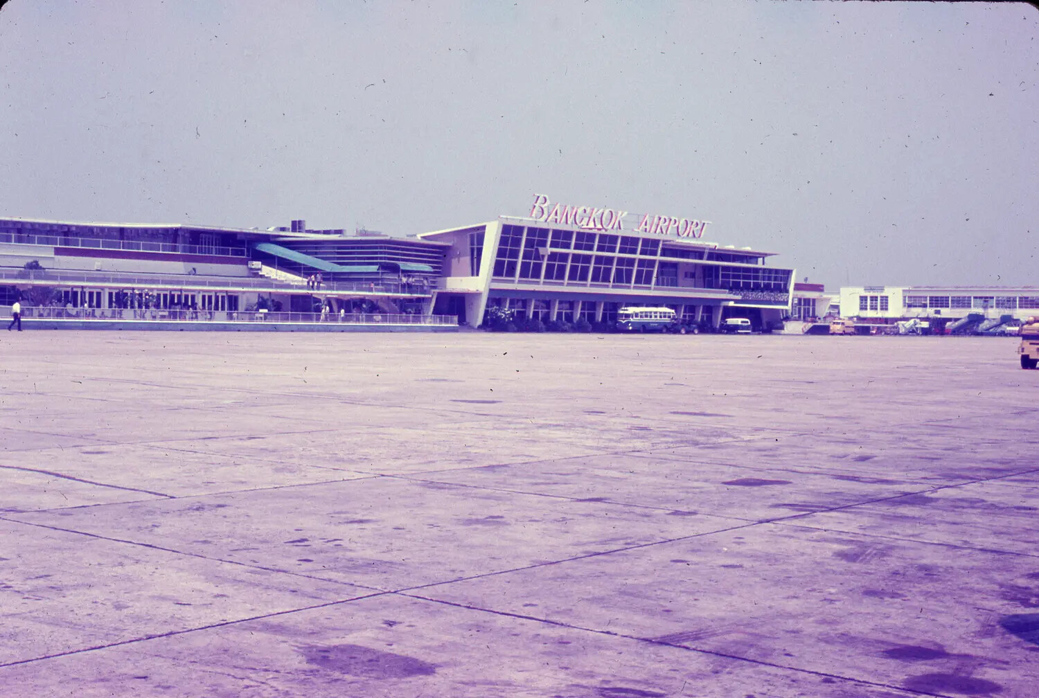 Bangkok Airport (Don Mueang) Terminal Building - 1965 Vietnam-Era Transit Photograph, 3rd Tactical Fighter Wing Collection