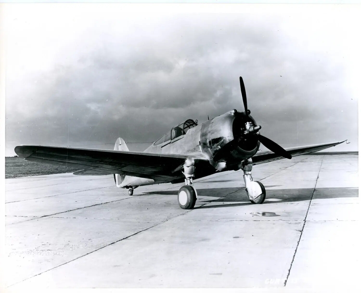 Curtiss Model 75/P-36 Hawk-Series Monoplane Fighter -- Factory Photograph