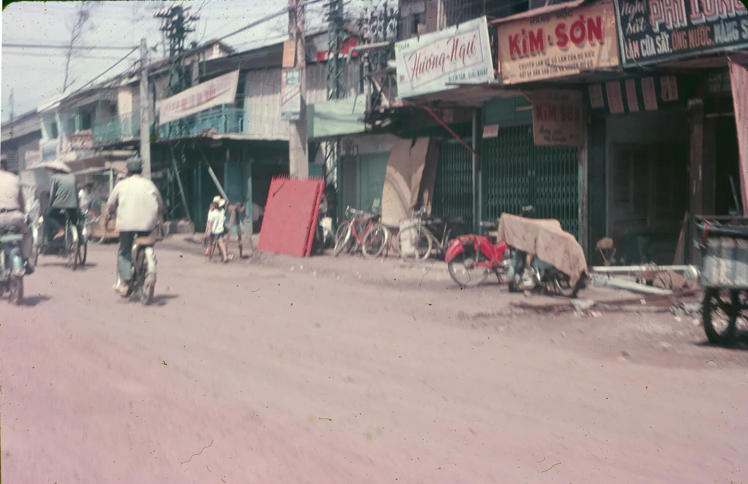 Street Scene in a South Vietnamese Town, 1965 - 3rd Tactical Fighter Wing Photo Collection