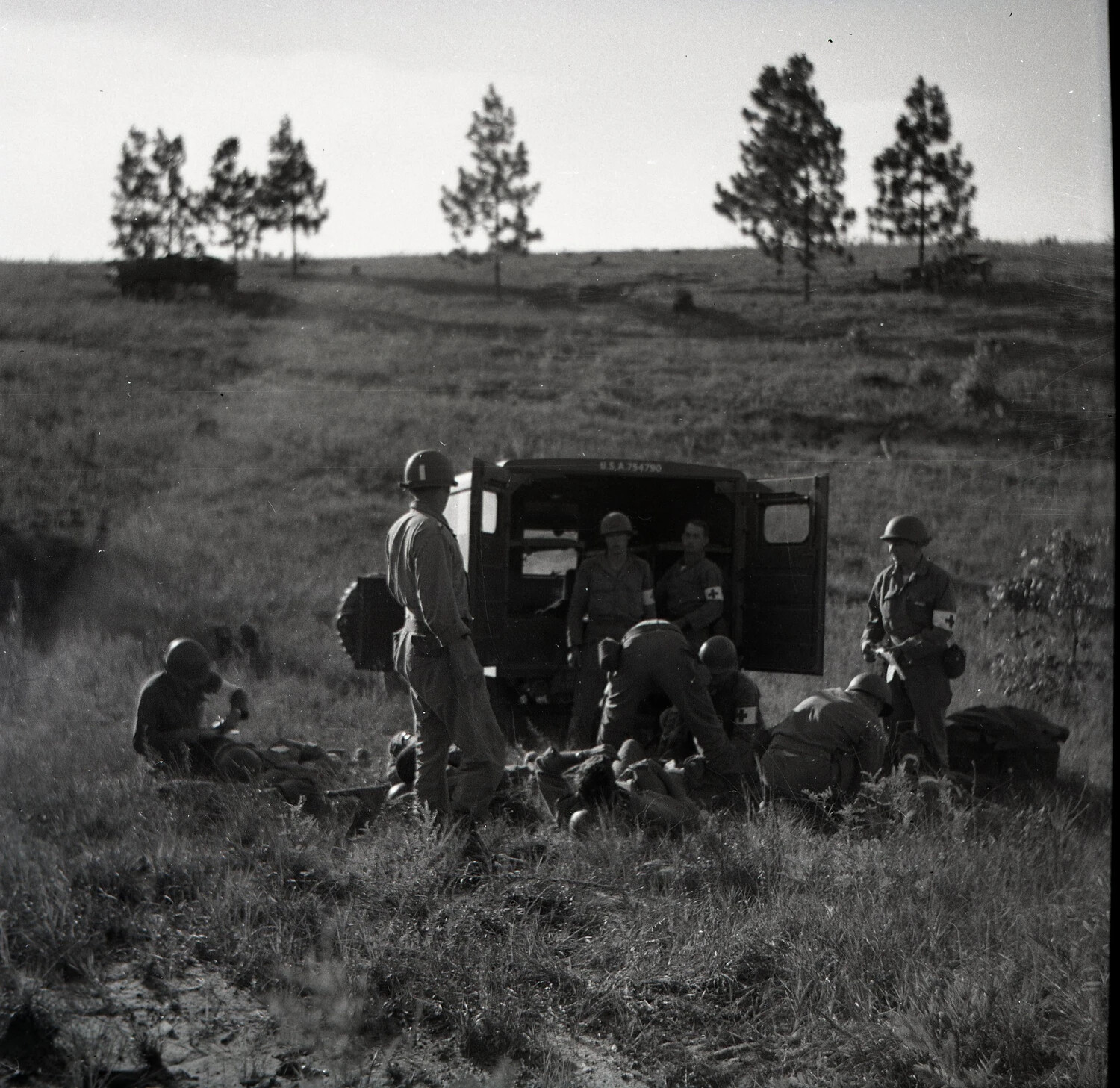 U.S. Army Medics Conduct Field Casualty Training Exercise