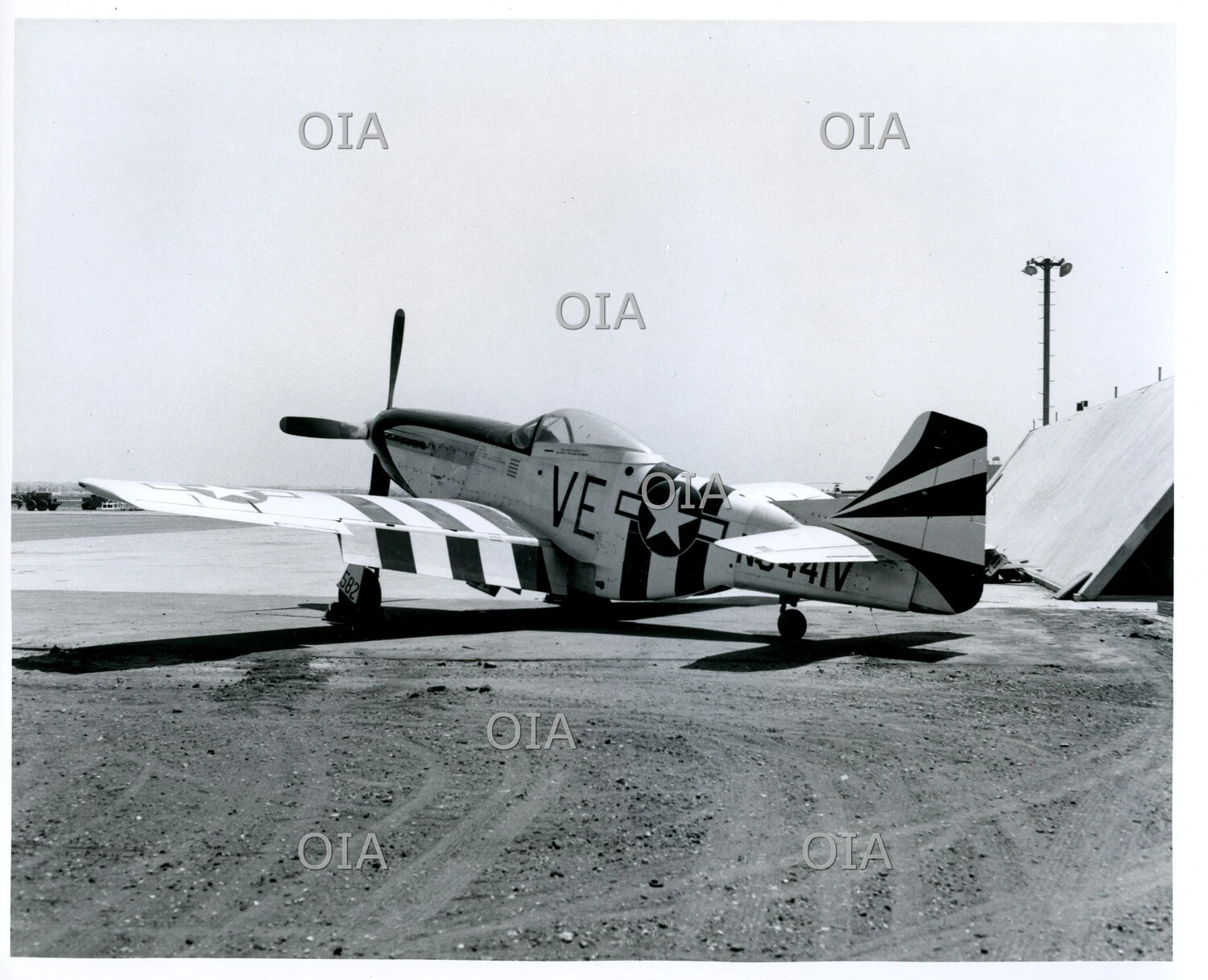 North American P-51 Mustang, Civilian-Registered, Front Quarter View