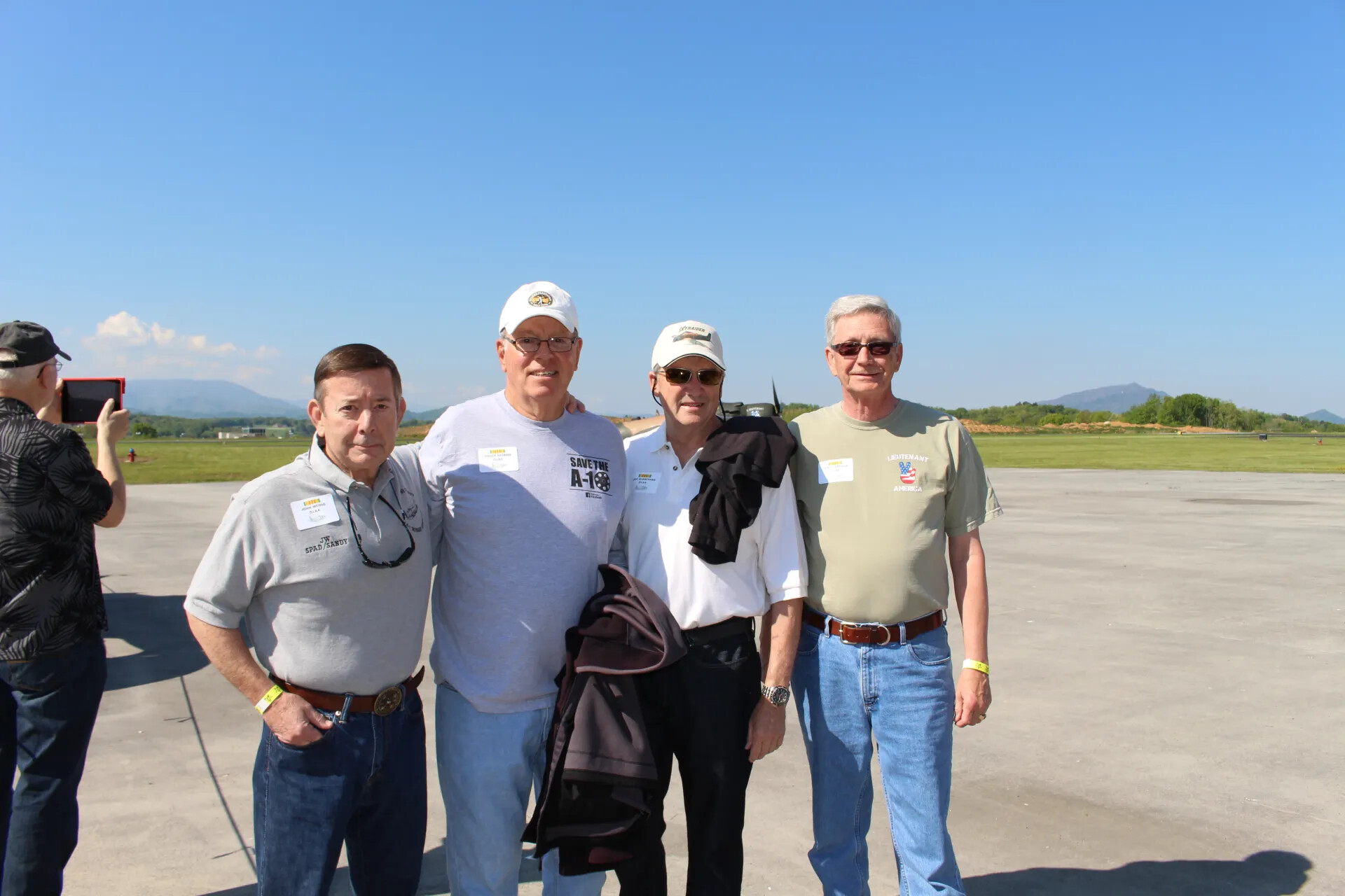 Group Portrait of Veterans at "Jim Wold Day" Reunion Event, Tennessee, May 2, 2015