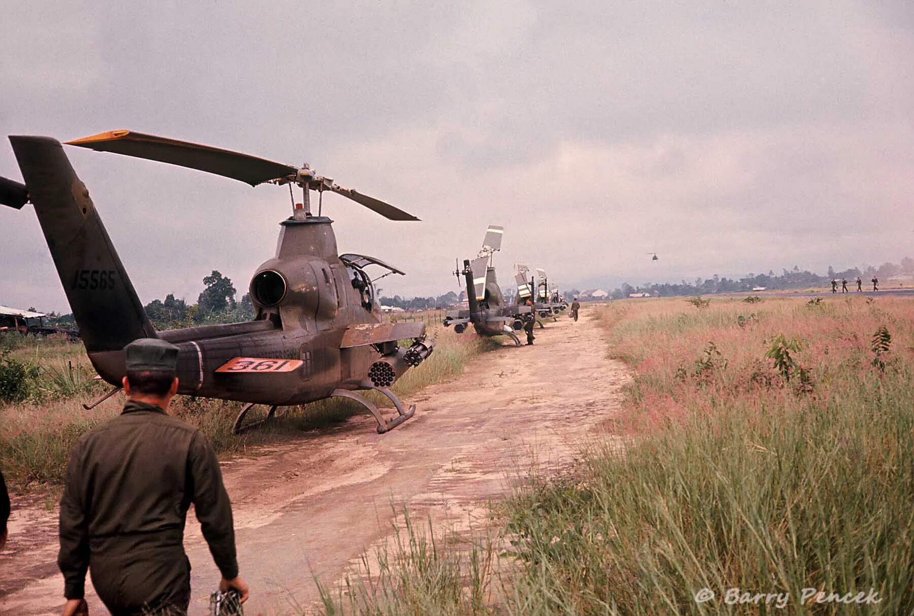 AH-1G Cobra Gunships on Forward Airstrip, Operation Tailwind Era, Vietnam/Laos