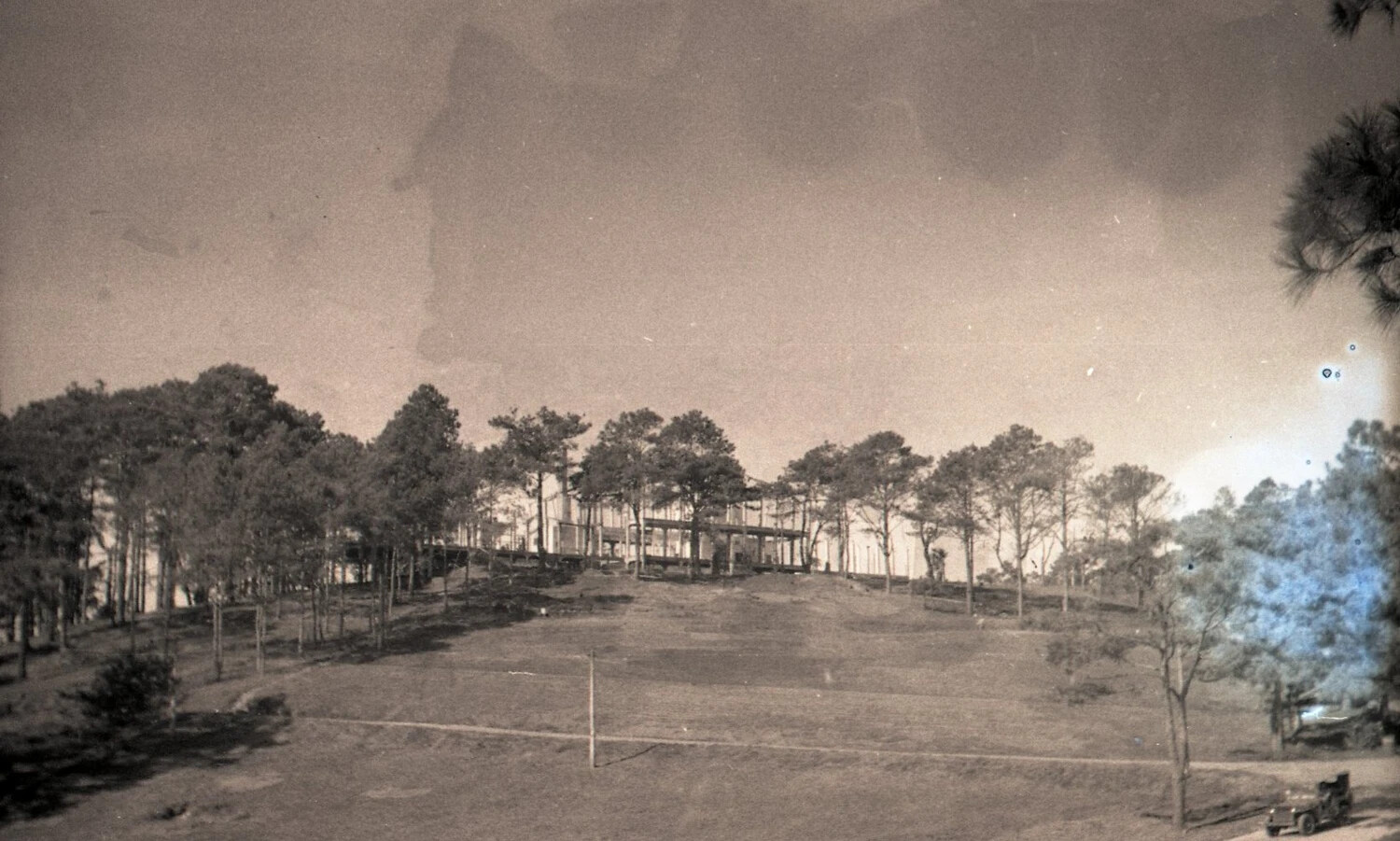 Hillside View at Camp John Hay, Baguio, Luzon, Philippines, WWII Era