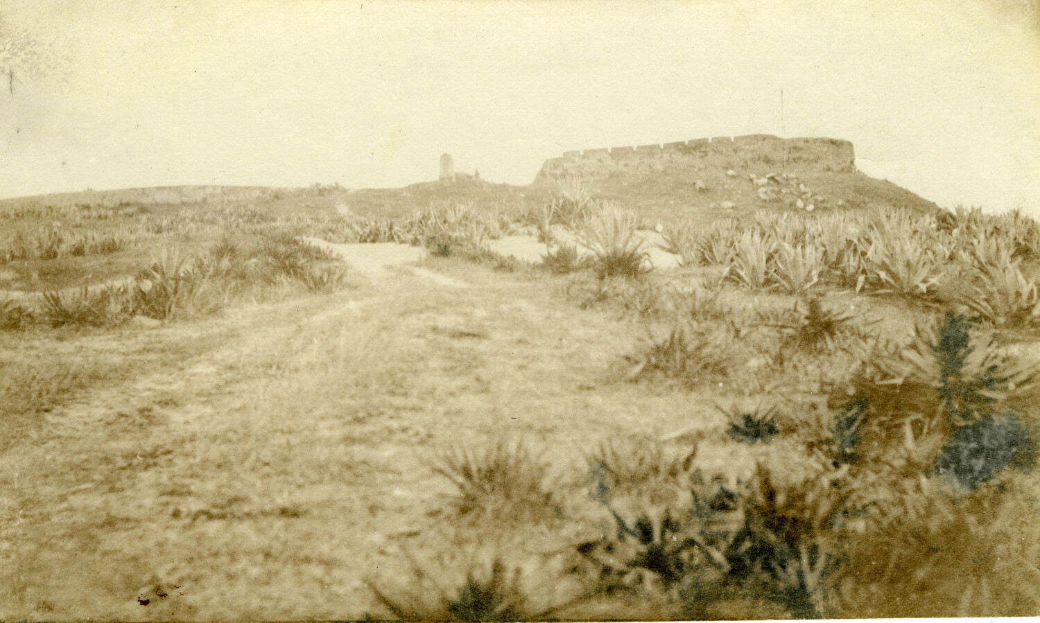Ruined Fortification on Hillside, South China / Formosa Region, c. 1898-1902