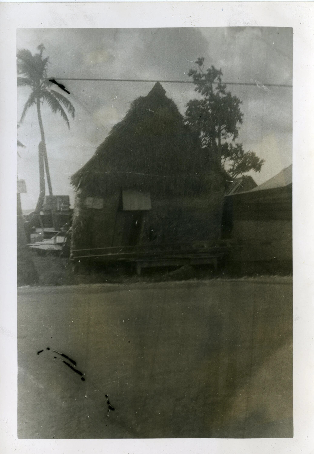 Nipa Hut Dwelling, Manila, Philippines - VR-6 Squadron Album