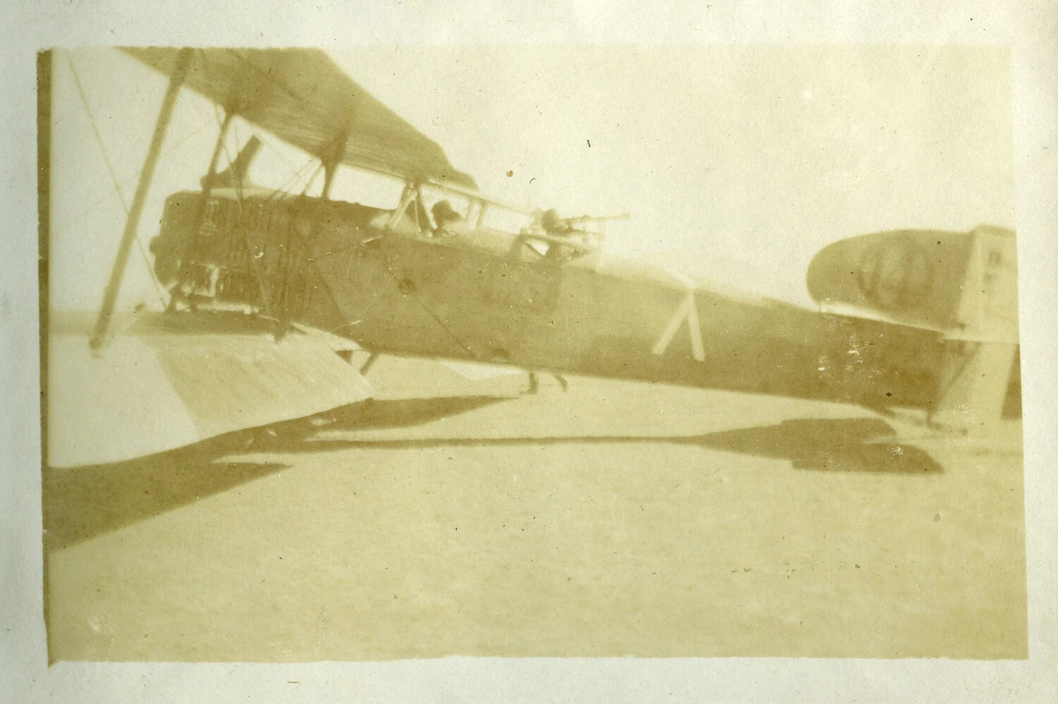 French Two-Seat Observation Biplane with Crew, WWI