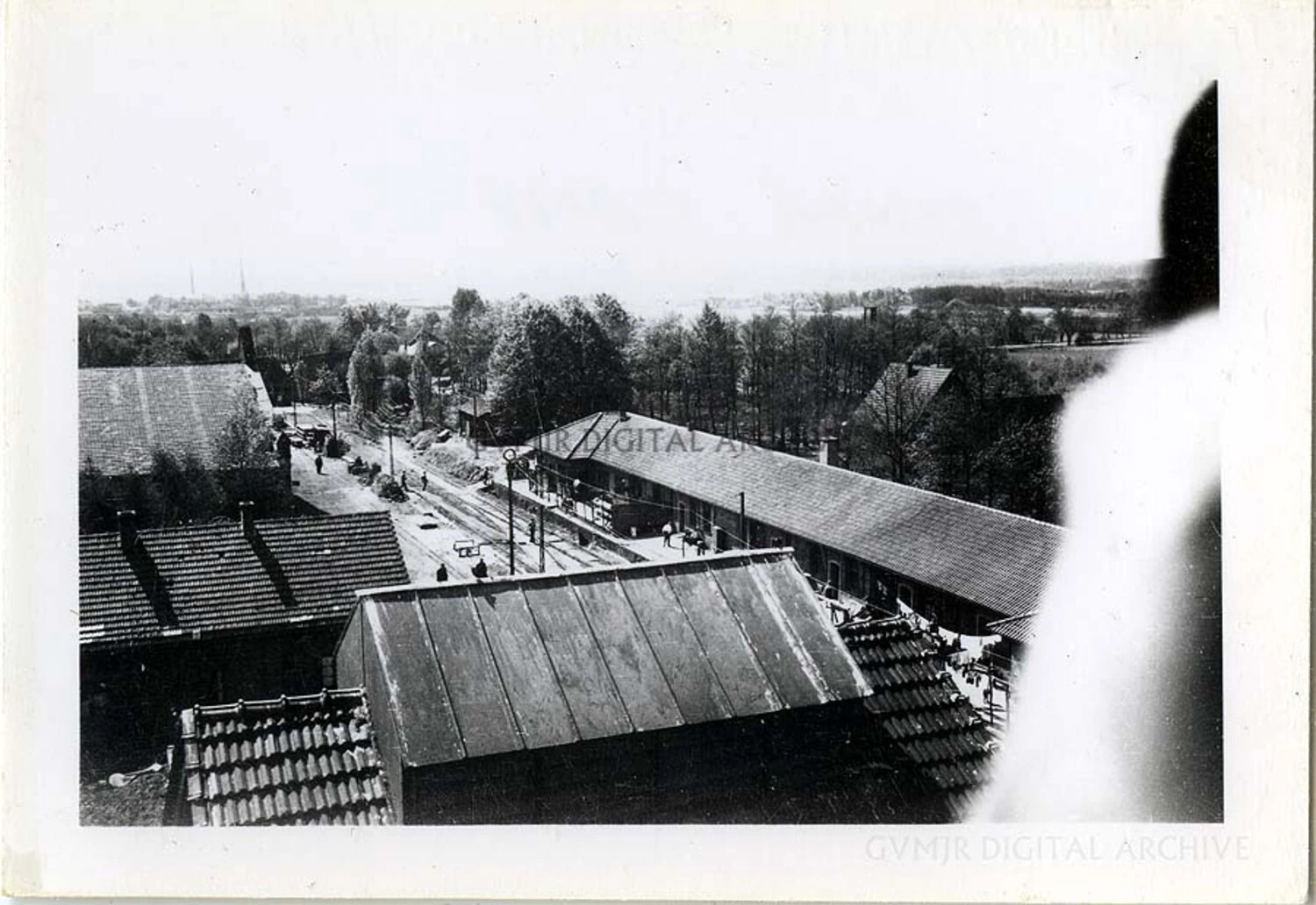 Elevated View of a European Village, Associated with 101st Airborne Division Records
