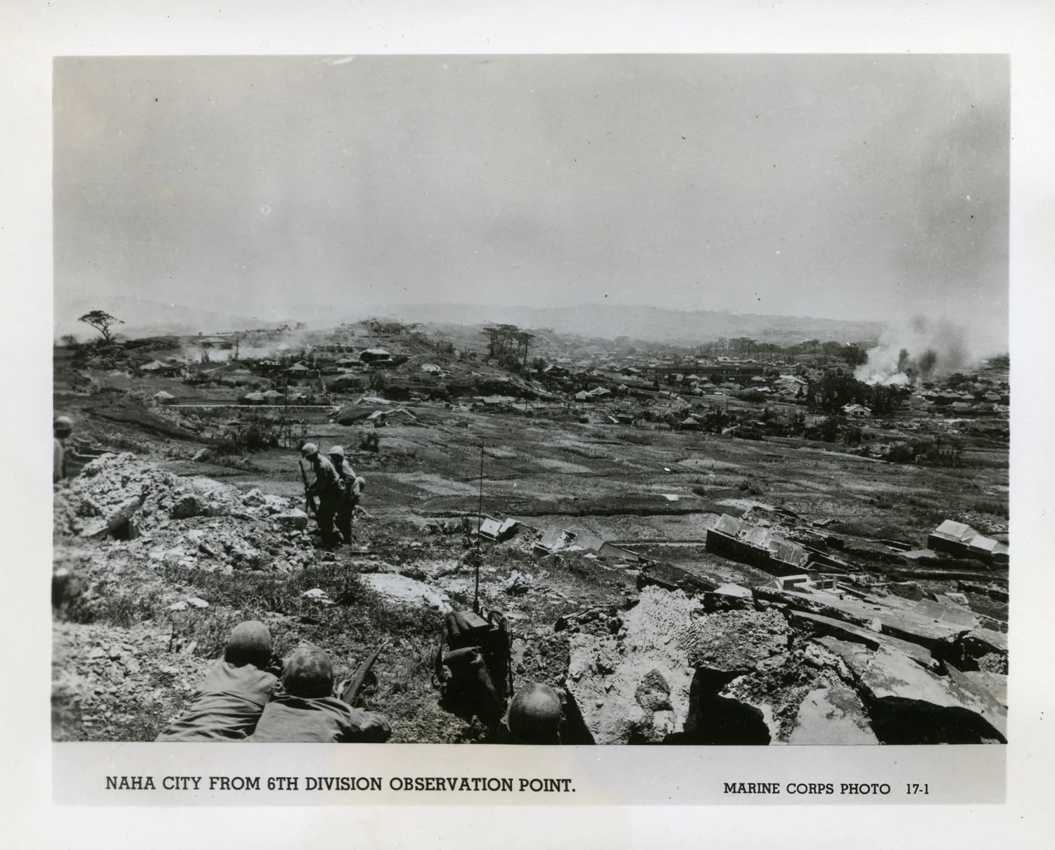 WWII MARINE CORPS PHOTOS OKINAWA