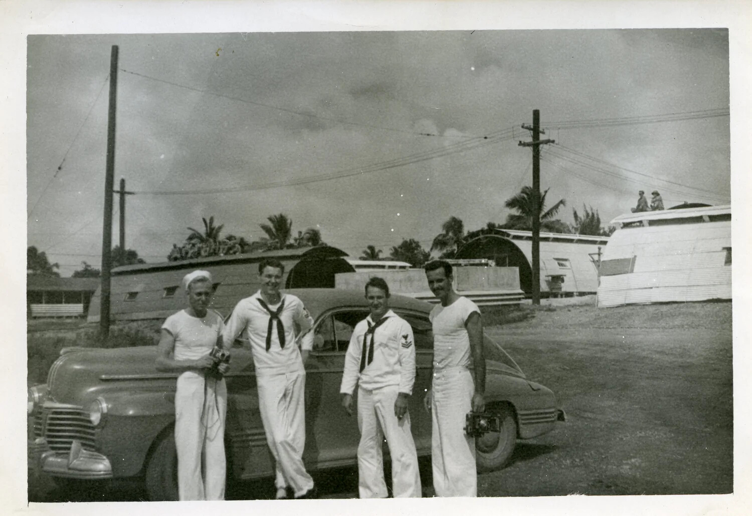 Sailors of Naval Air Transport Squadron VR-6 at Agana, Guam