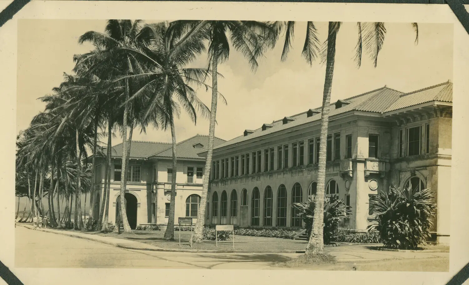 Colonial-Style Administration Building, Panama Canal Zone, WWII Era