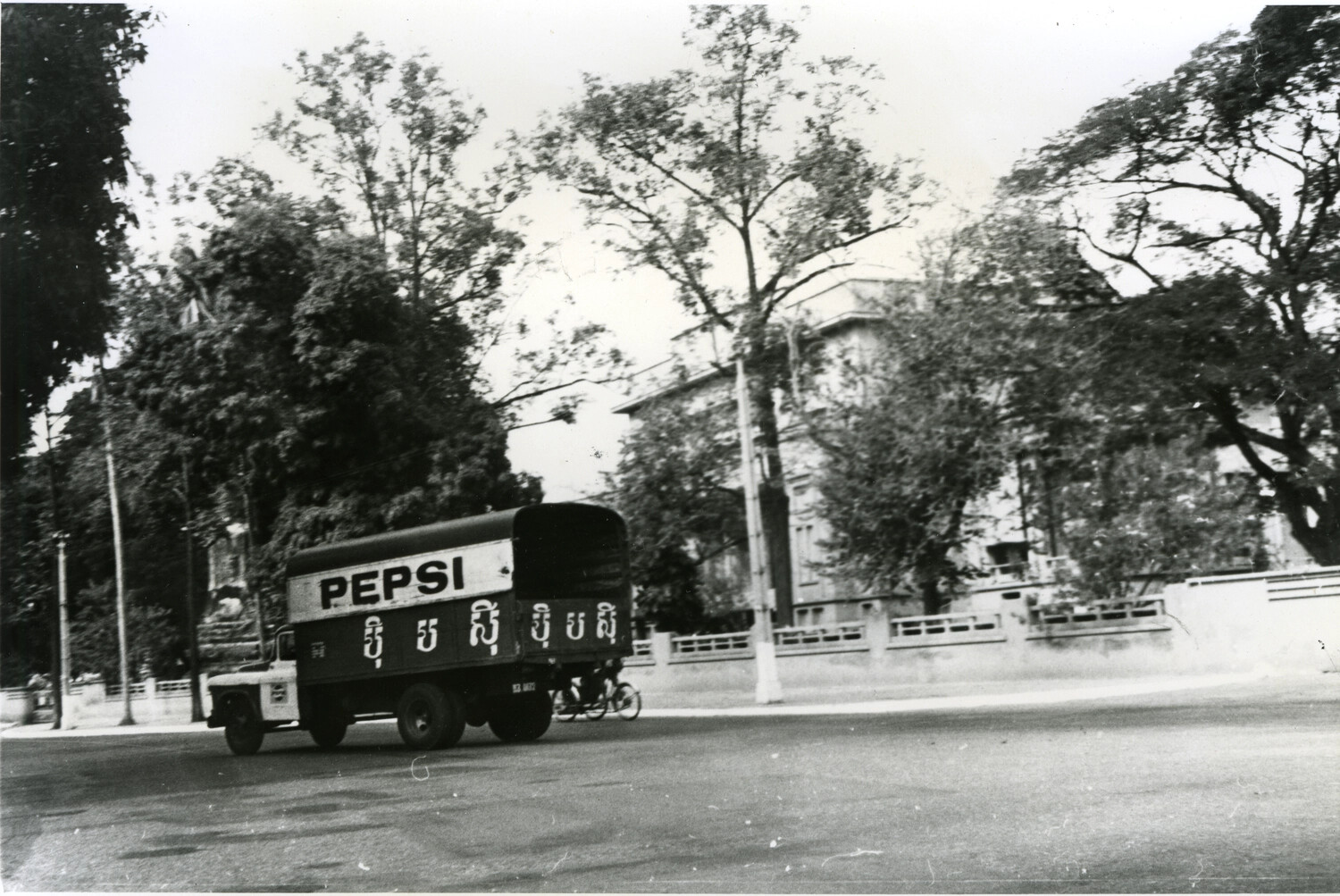 Pepsi-Cola Delivery Truck, Phnom Penh Street Scene