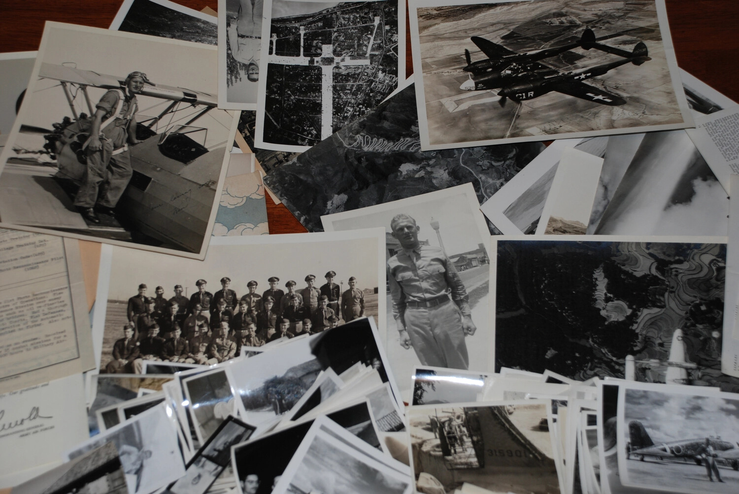 Overview of Assorted WWII China-Burma-India Theater Photographs and Documents (Collection Reference Image)