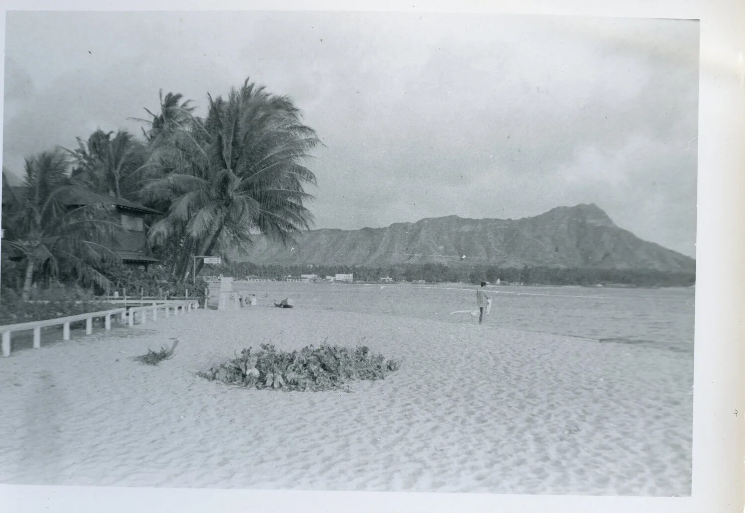 Waikiki Beach and Diamond Head, Oahu, Hawaii, c. 1940s
