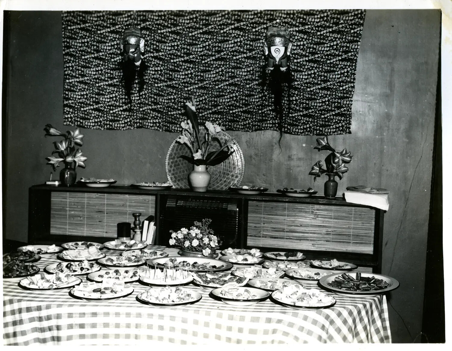 Banquet Table Spread, China-Burma-India Theater, WWII
