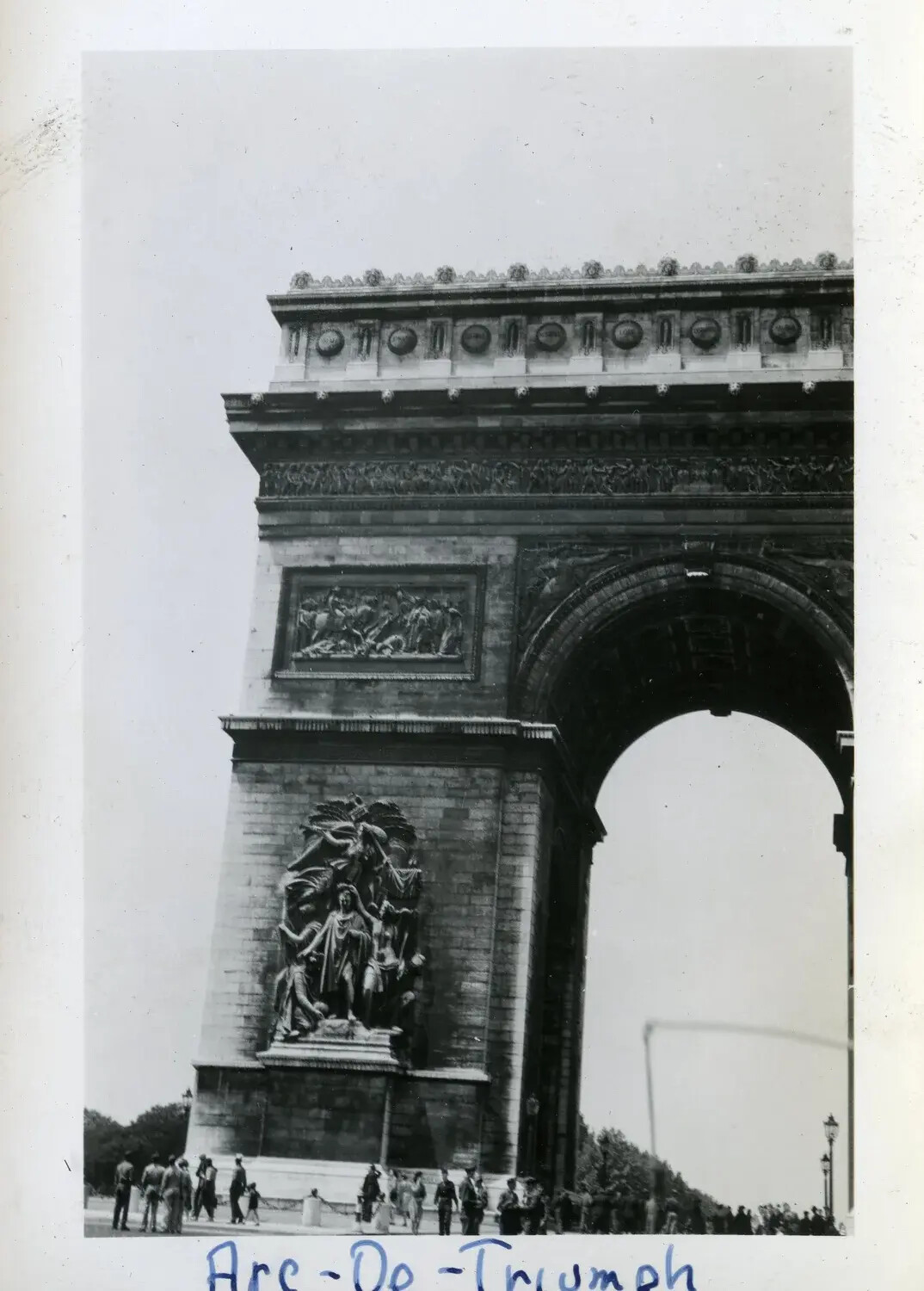 The Arc de Triomphe, Paris, France -- 44th Infantry Division Collection (Norman Baget)
