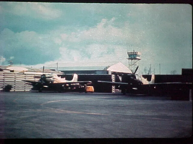 Twin-Engine Attack Aircraft on the Ramp, Da Nang Air Base, South Vietnam