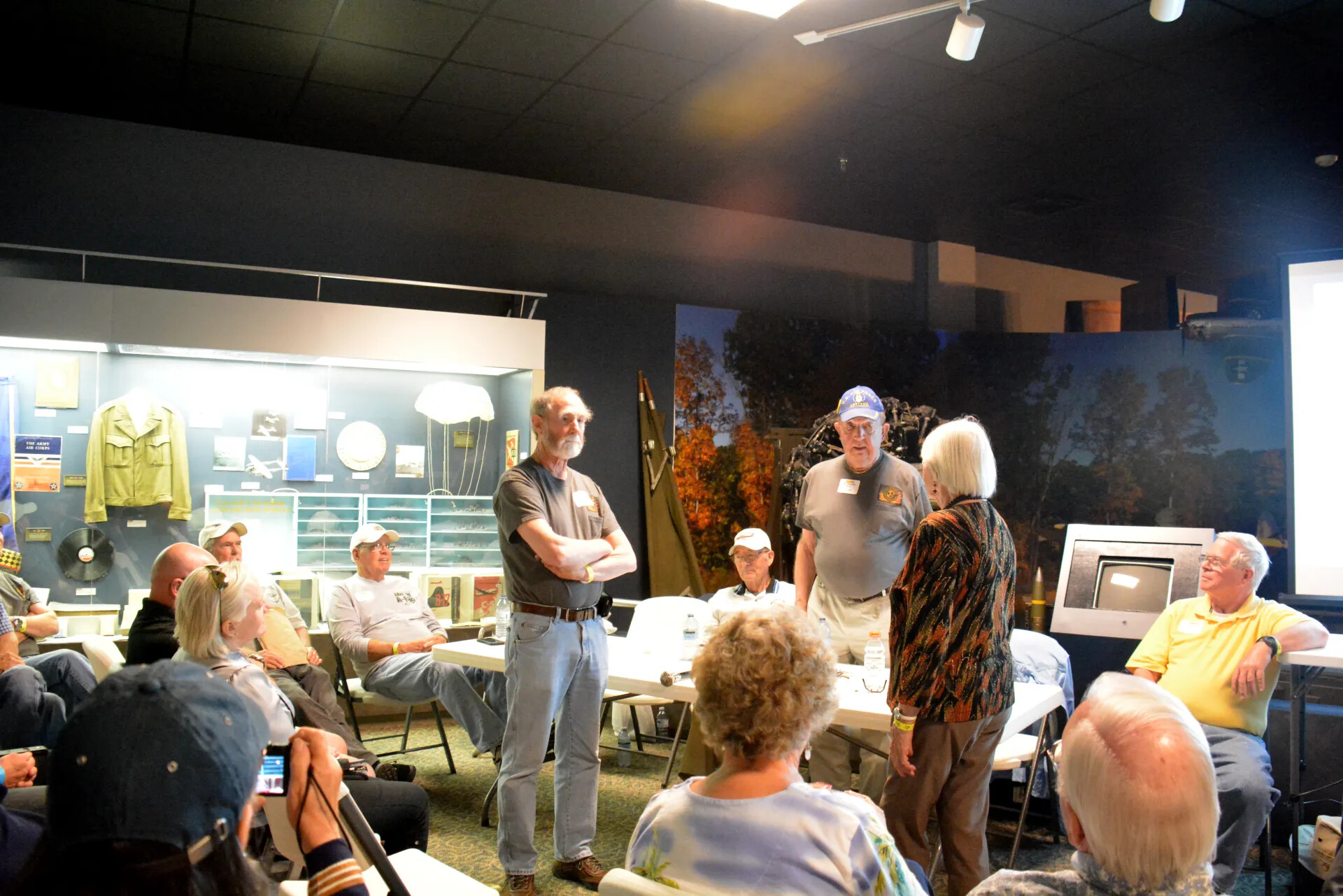 Veterans' Reunion Meeting, Aviation Museum Exhibit Hall — Xuan Pham / Jim Wold Gathering, Day 2