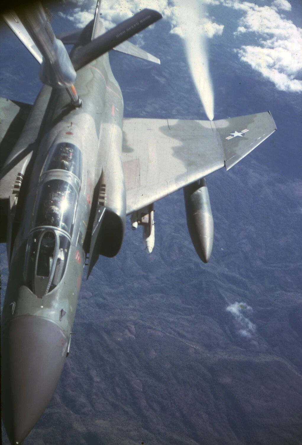 USAF F-4 Phantom II Refueling via Boom Over Vietnam