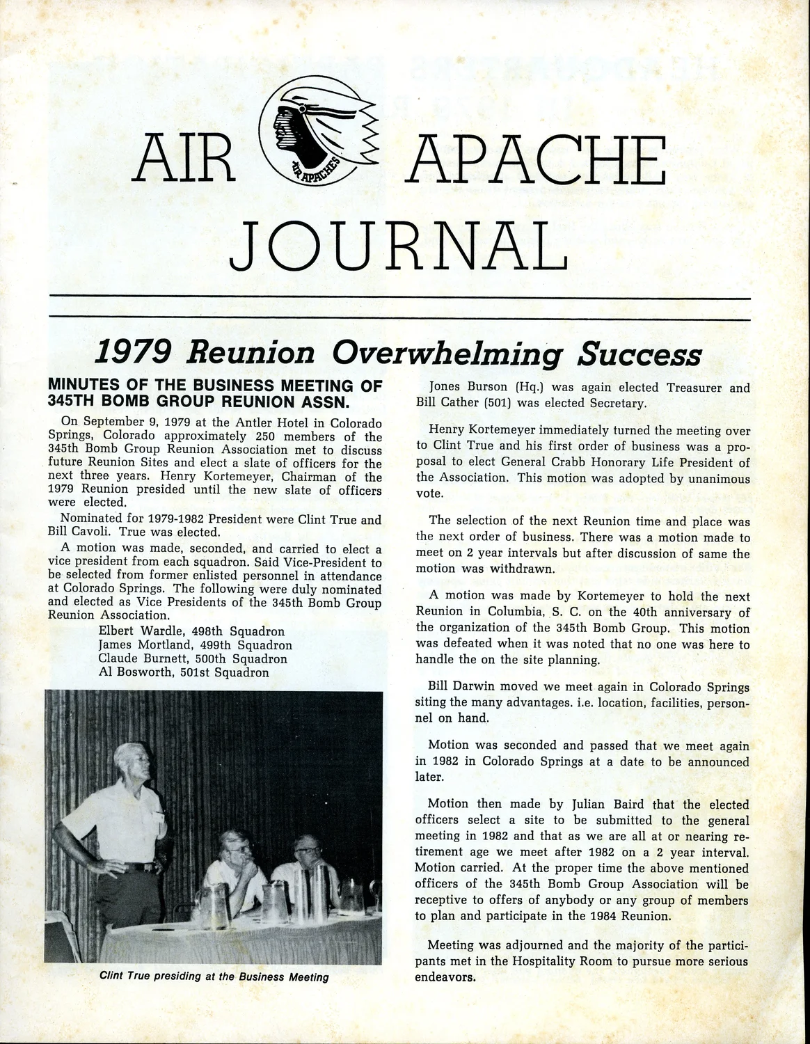 AIR APACHE JOURNAL 1979 NEWS
