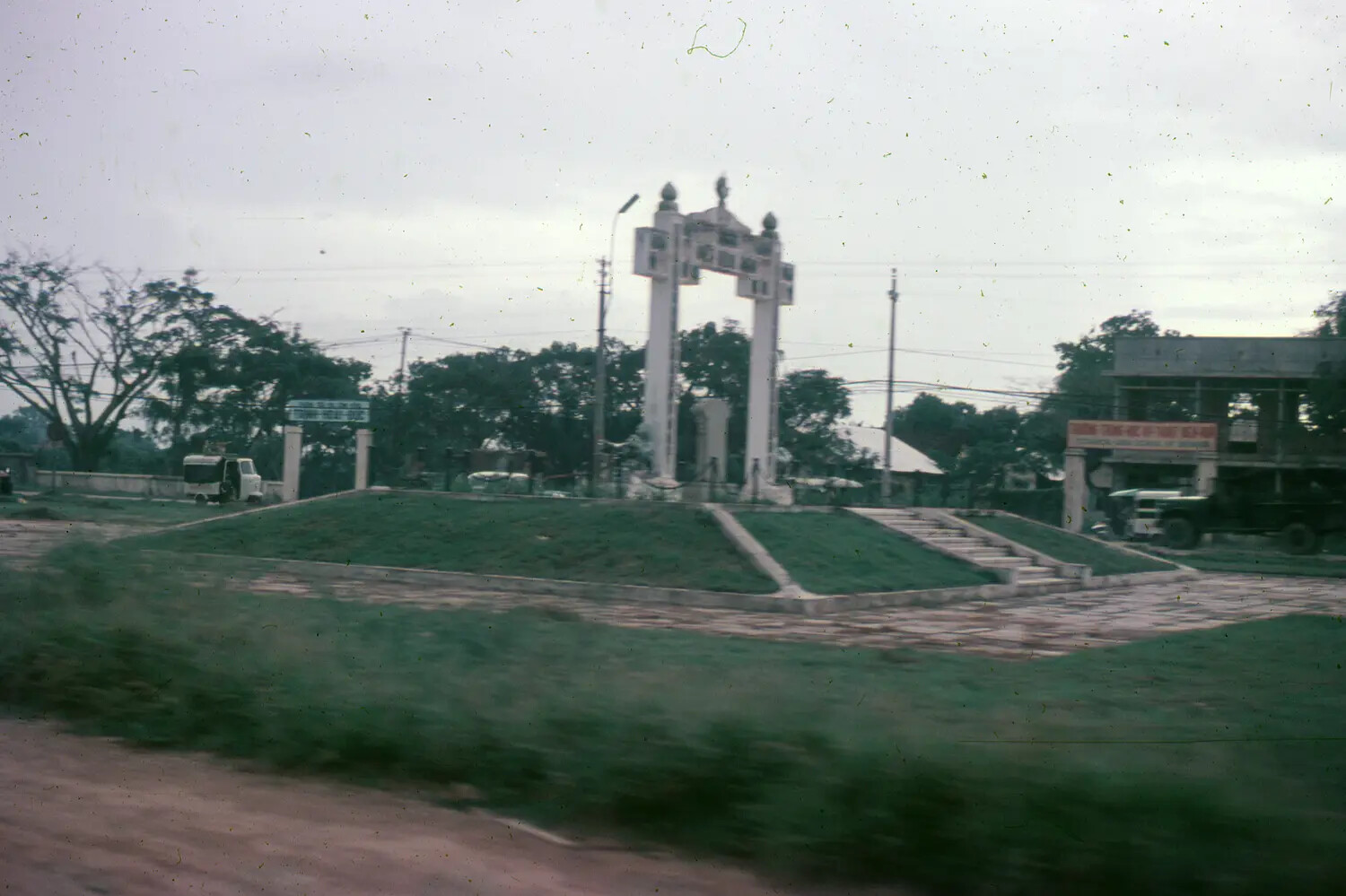Roadside Monument or Gateway, South Vietnam, 1965