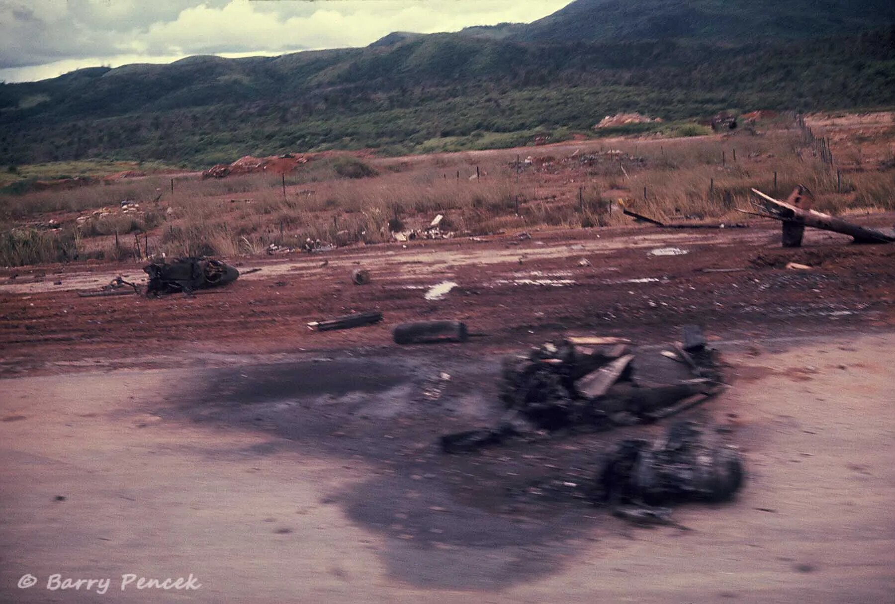 Wreckage at Remote Airstrip/Base Camp, Southeast Asia (Operation Tailwind Collection)