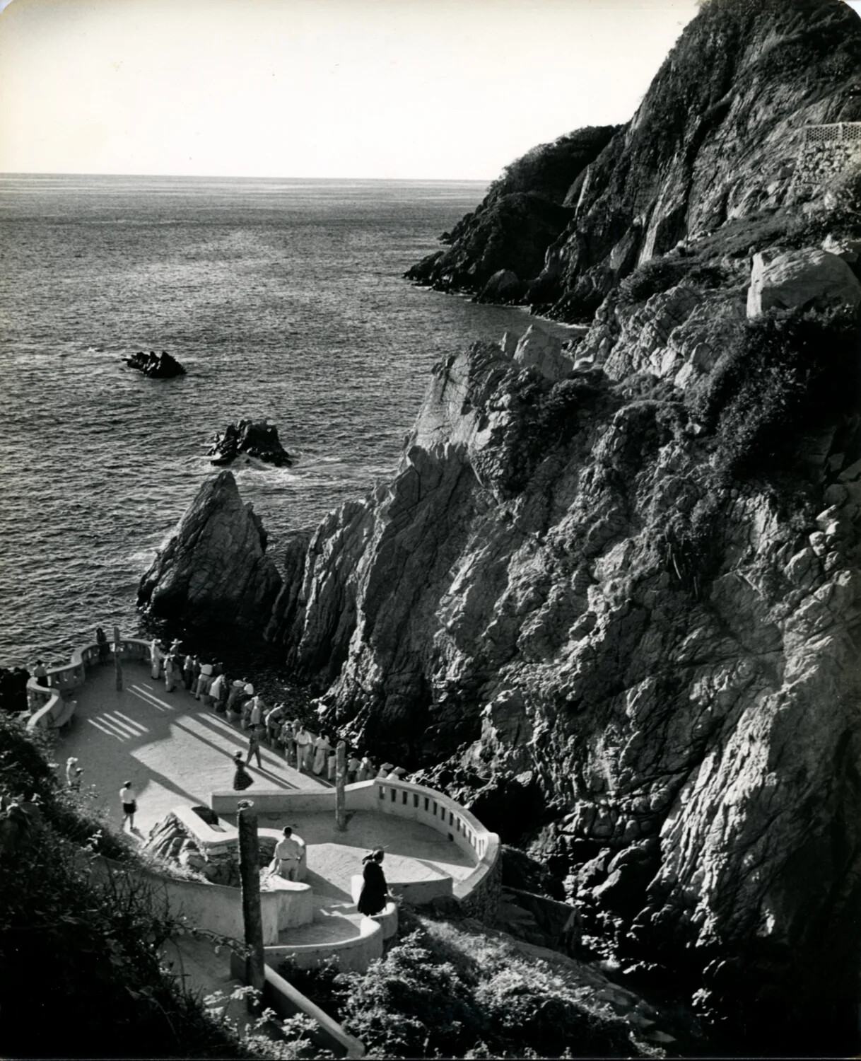 Viewing Terrace at La Quebrada, Wainwright Travel Album, circa 1949