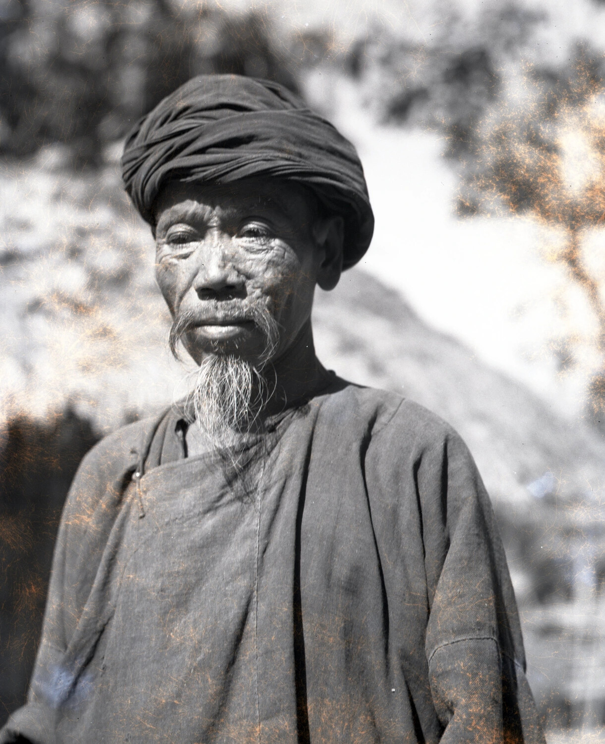 Portrait of an Elderly Man, China-Burma-India Theater, World War II Era (c. 1942-1945)